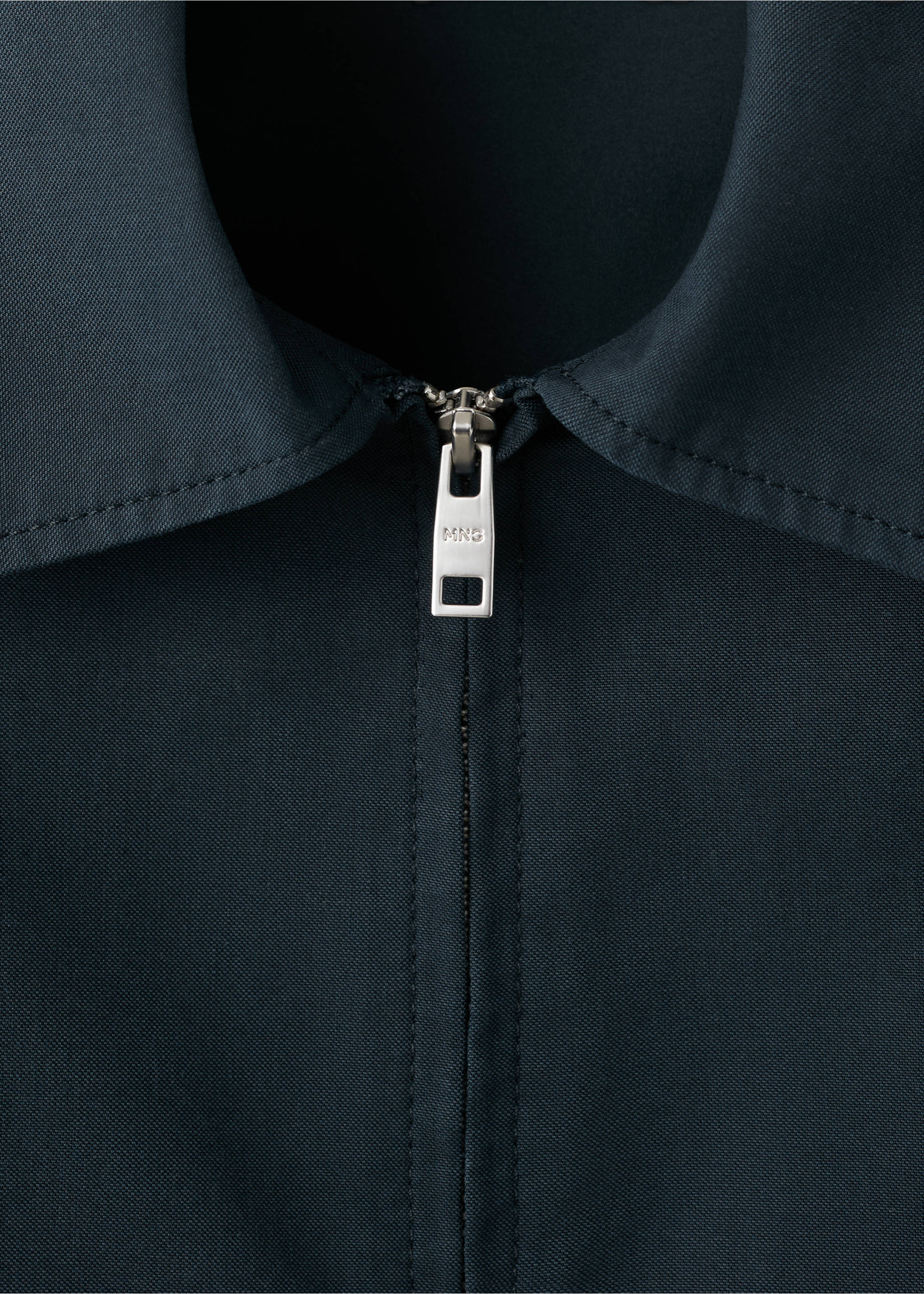 Леко яке от памук и лиосел - Данни за артикула 8, Тъмносиньо. Ref: 27025931-00.