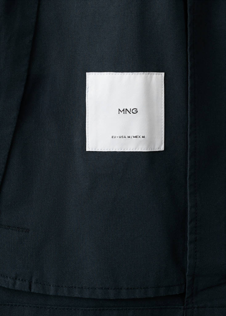 Lightweight cotton lyocell jacket — Navy