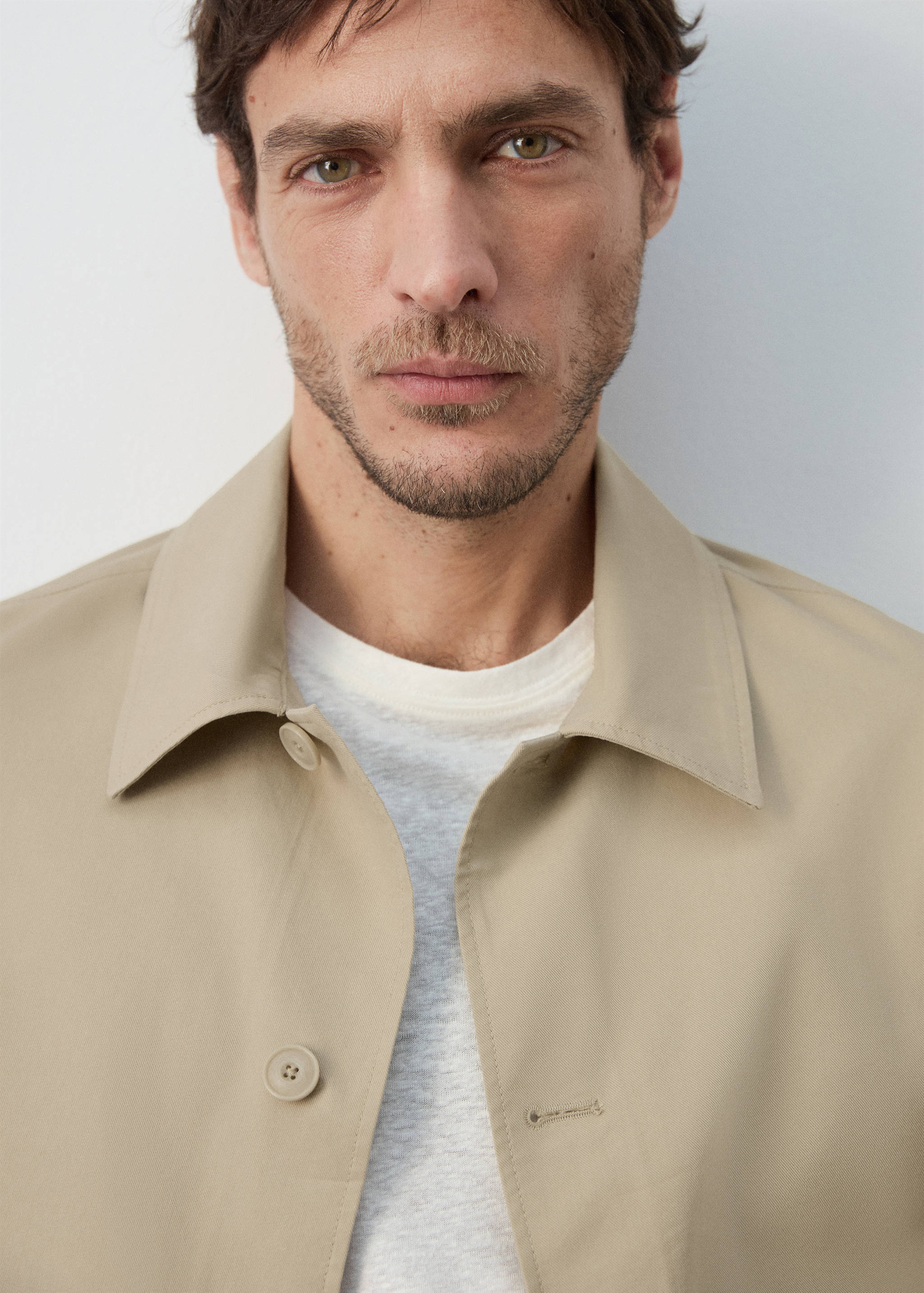 Lightweight cotton lyocell jacket - Details of the article 1