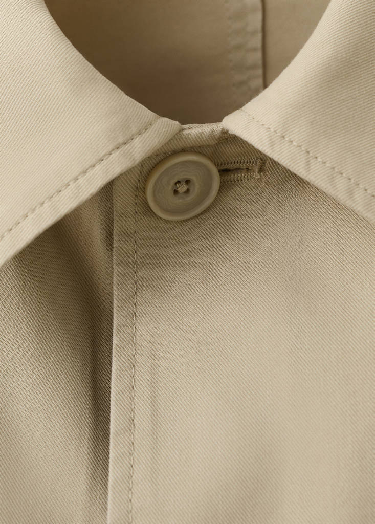 Lightweight cotton lyocell jacket — Beige