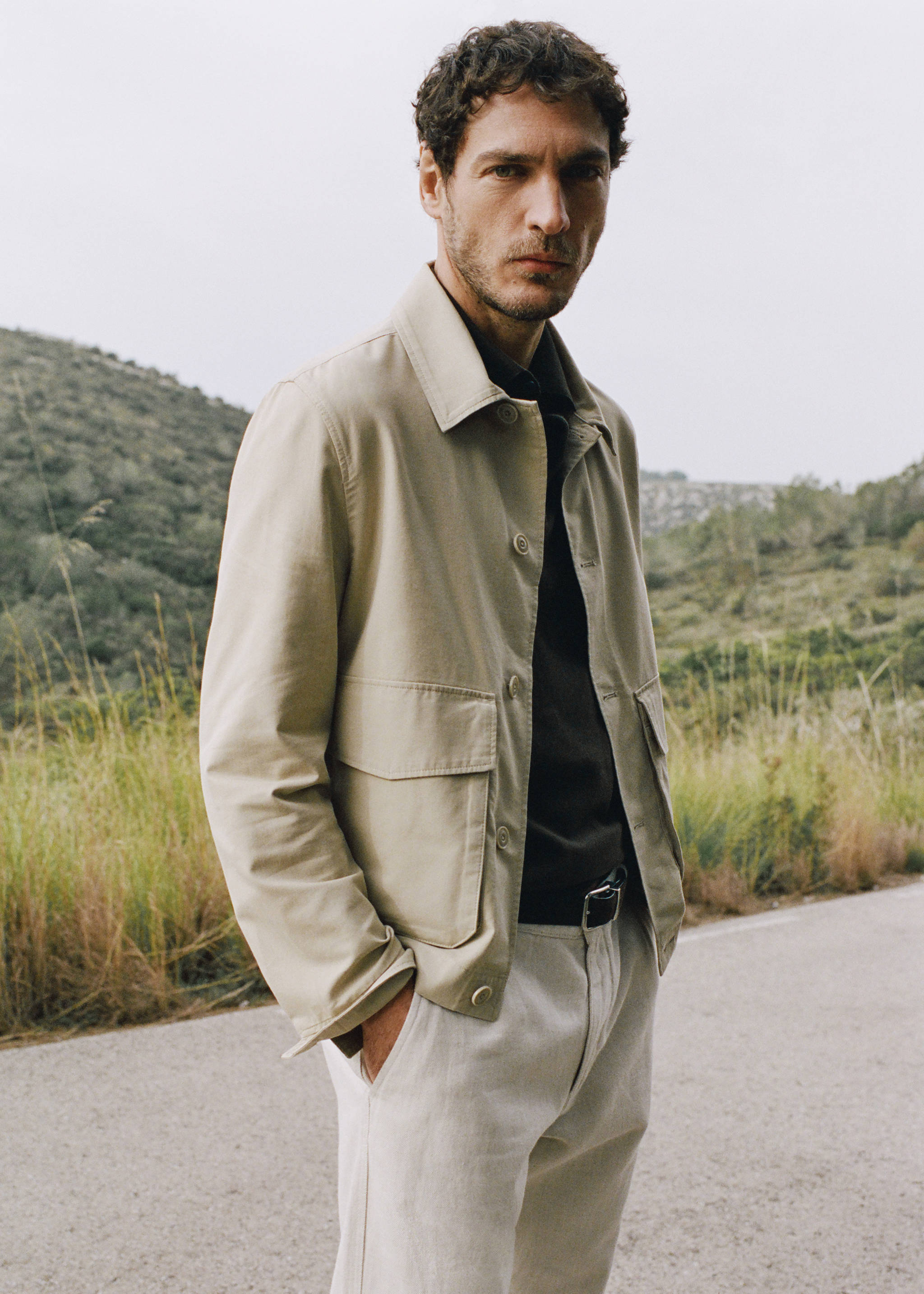 Lightweight cotton lyocell jacket - Details of the article 5