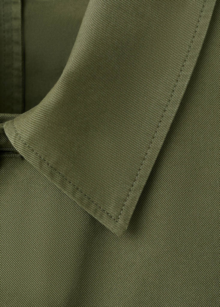 Lightweight cotton lyocell jacket — Khaki