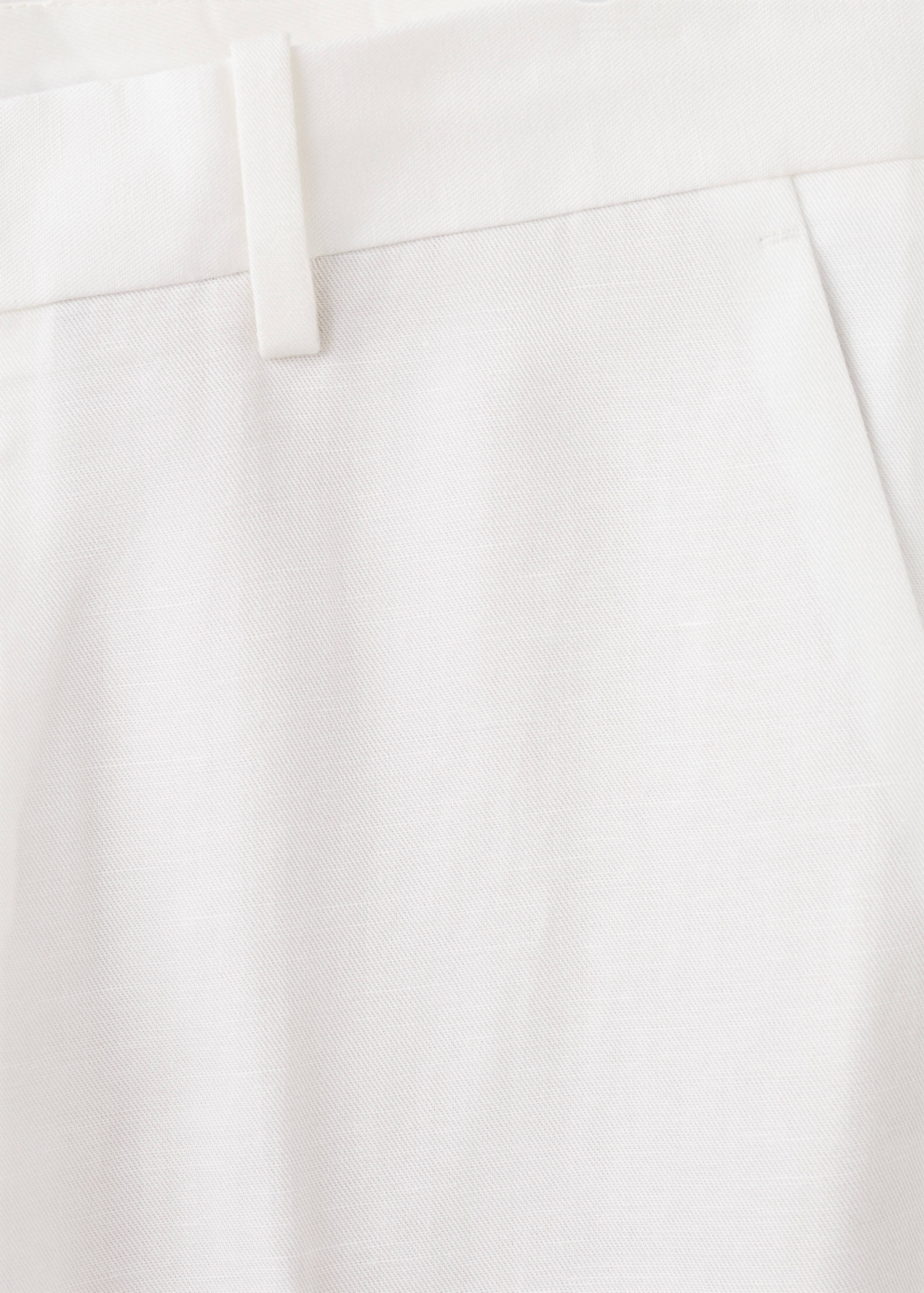 Slim-fit lyocell linen trousers - Details of the article 8