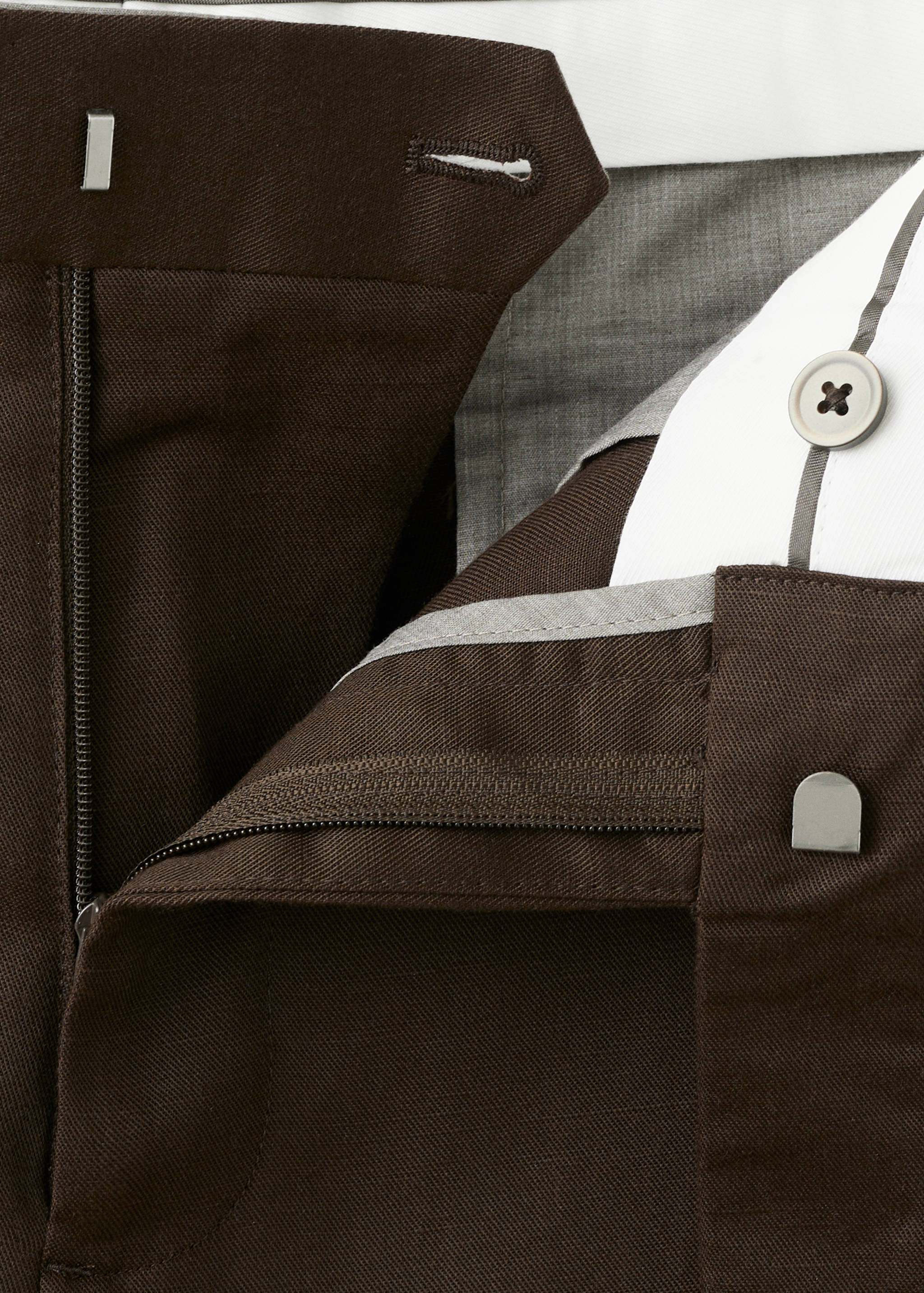 Брюки slim fit лиоцелл и лен - Деталь изделия 0