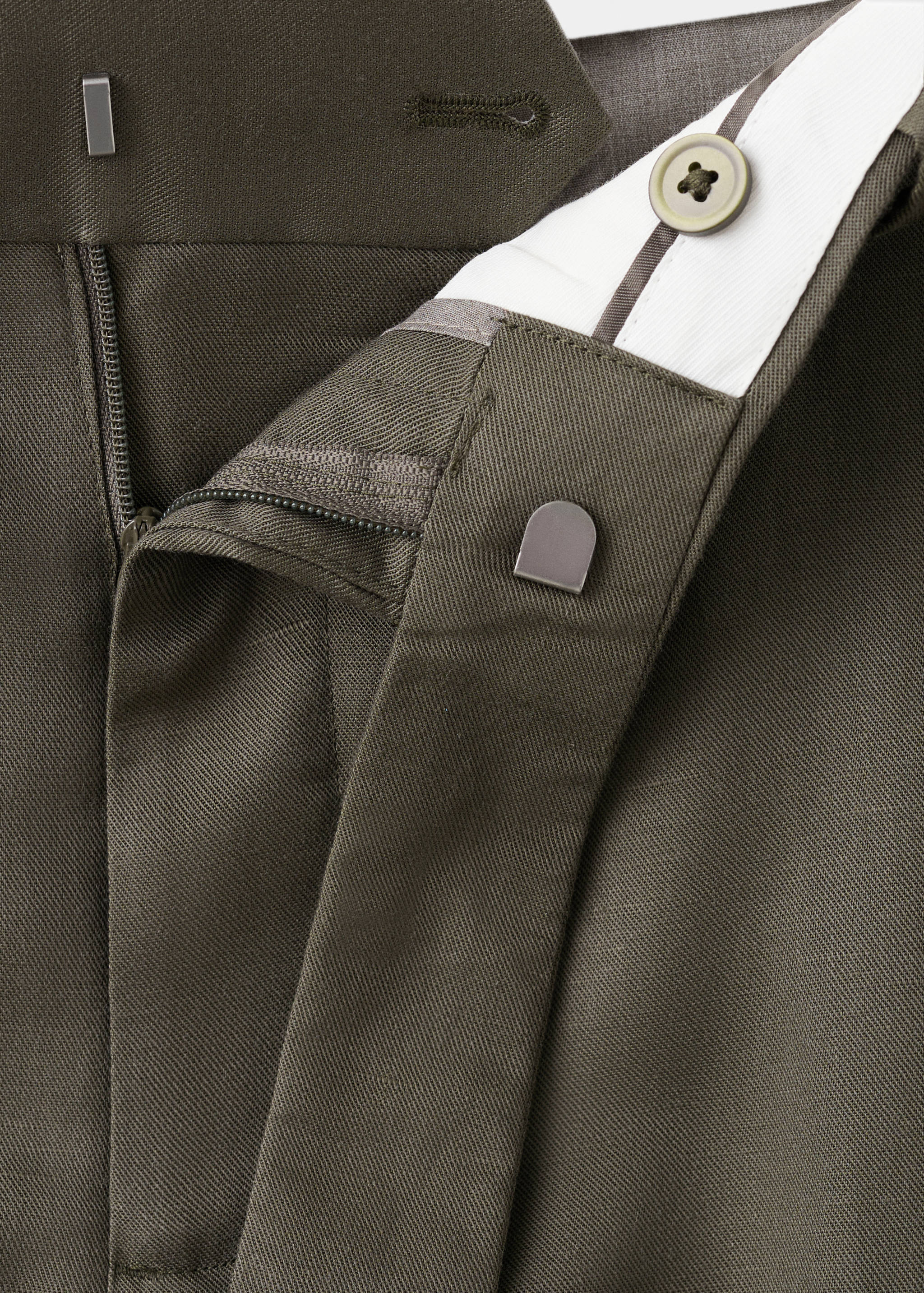 Pantalón slim fit lyocell lino - Detalle del artículo 8