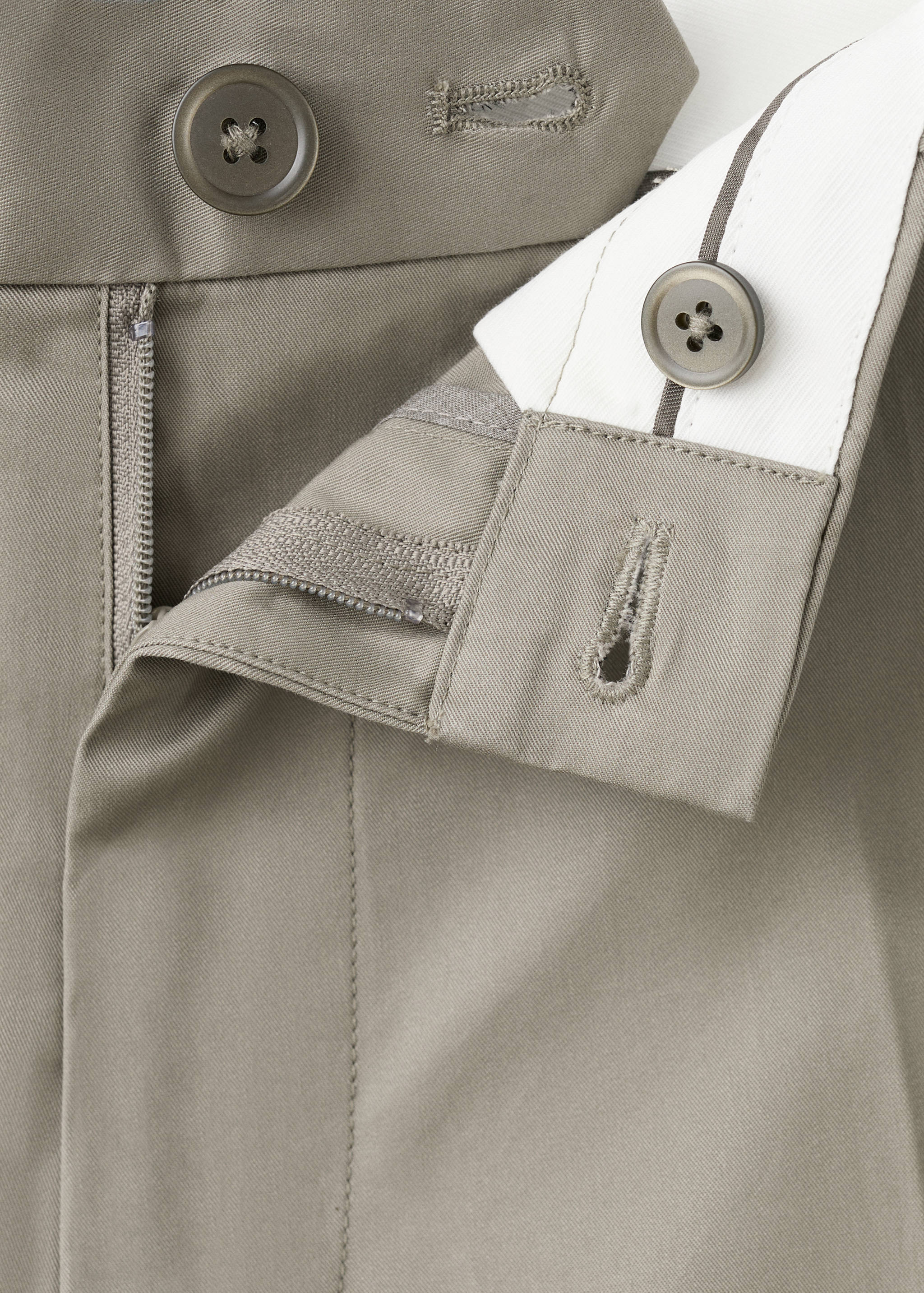 Pantalón sarga 100% algodón slim fit - Detalle del artículo 8