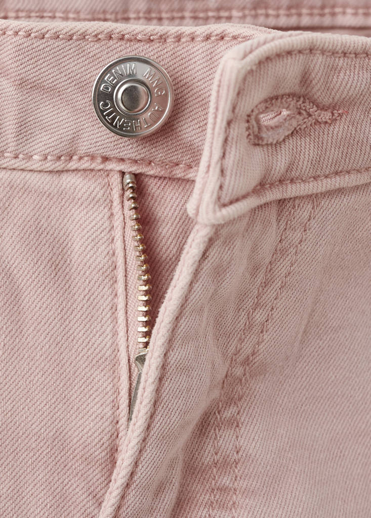 Low-waist mini shorts — Pink