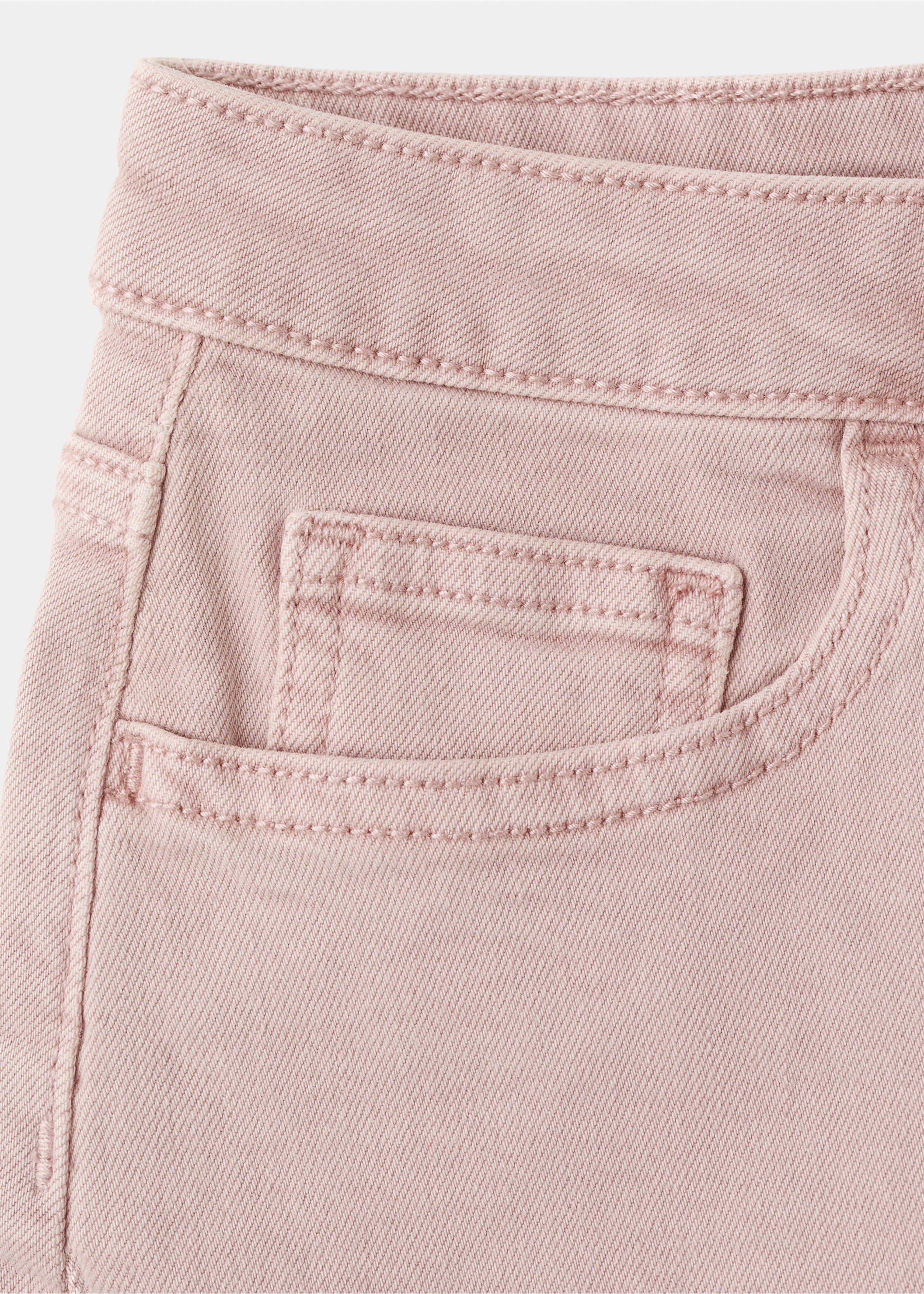 Low-waist mini shorts - Details of the article 0, Pink. Ref: 27025940-00.