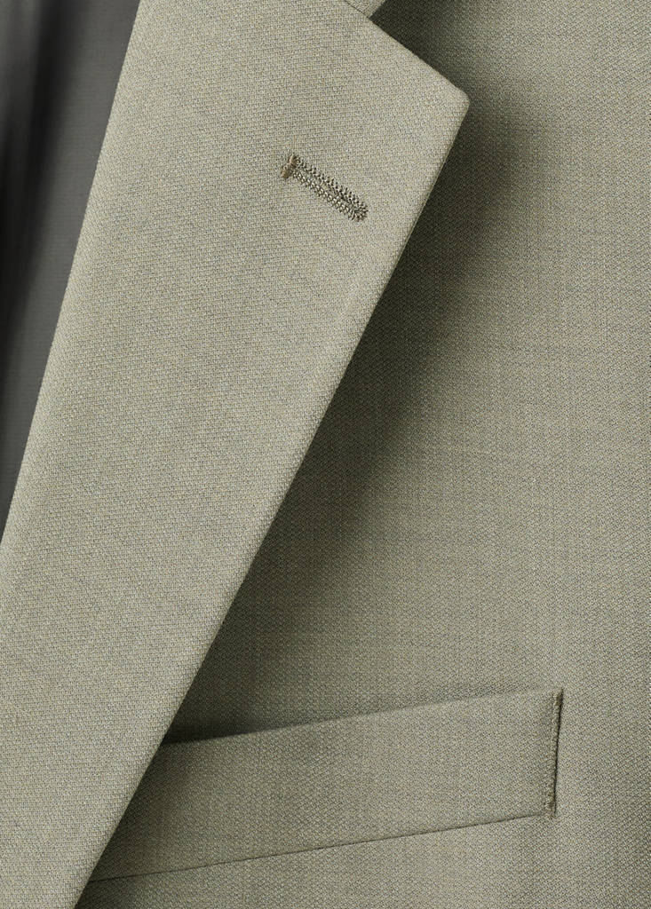 Milan slim-fit suit jacket — Green