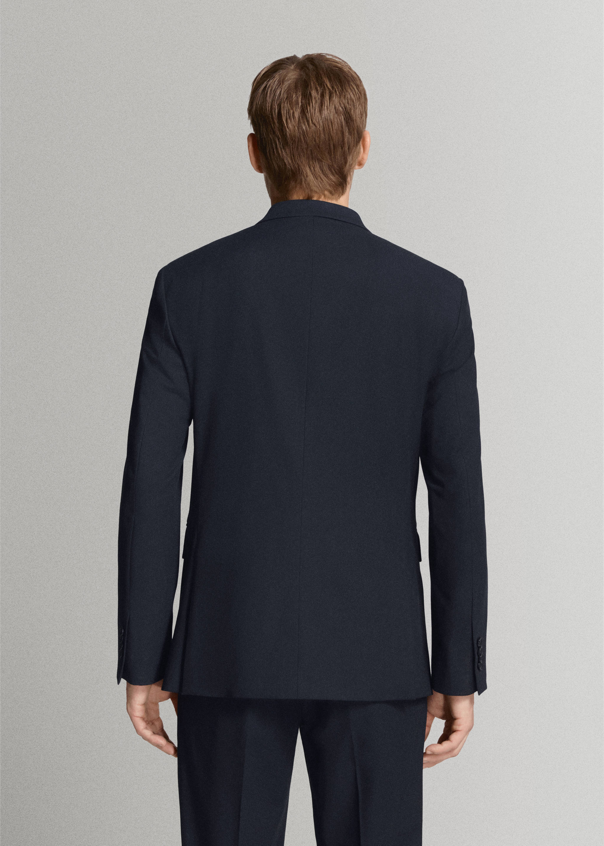 Americana traje Mónaco cruzada slim fit - Reverso del artículo