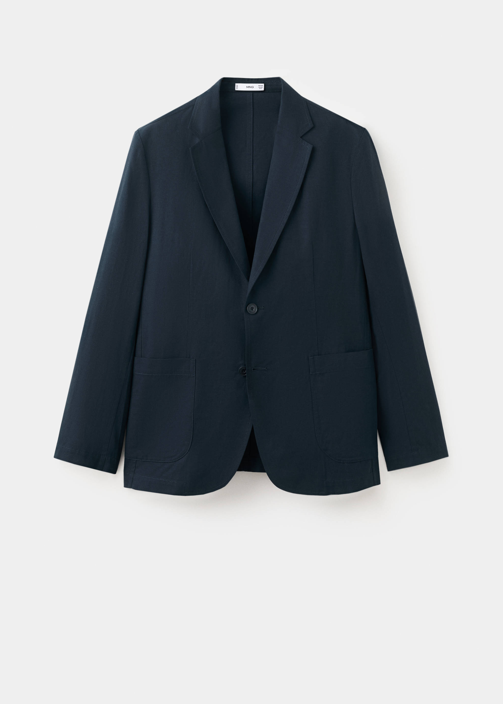 Blazer de costume slim-fit lin et lyocell - Article sans modèle