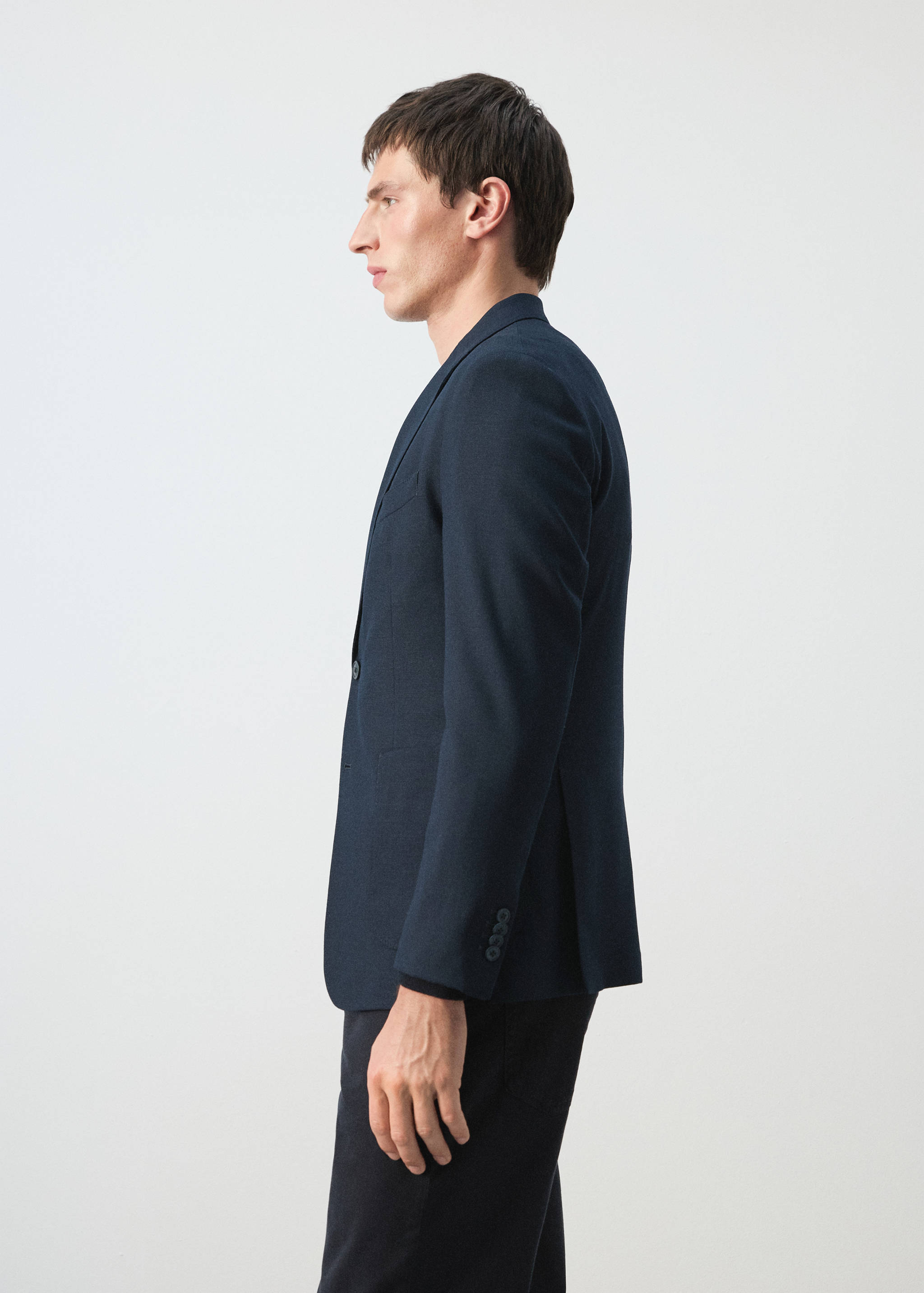 Приталенный пиджак с карманами - Деталь изделия 2