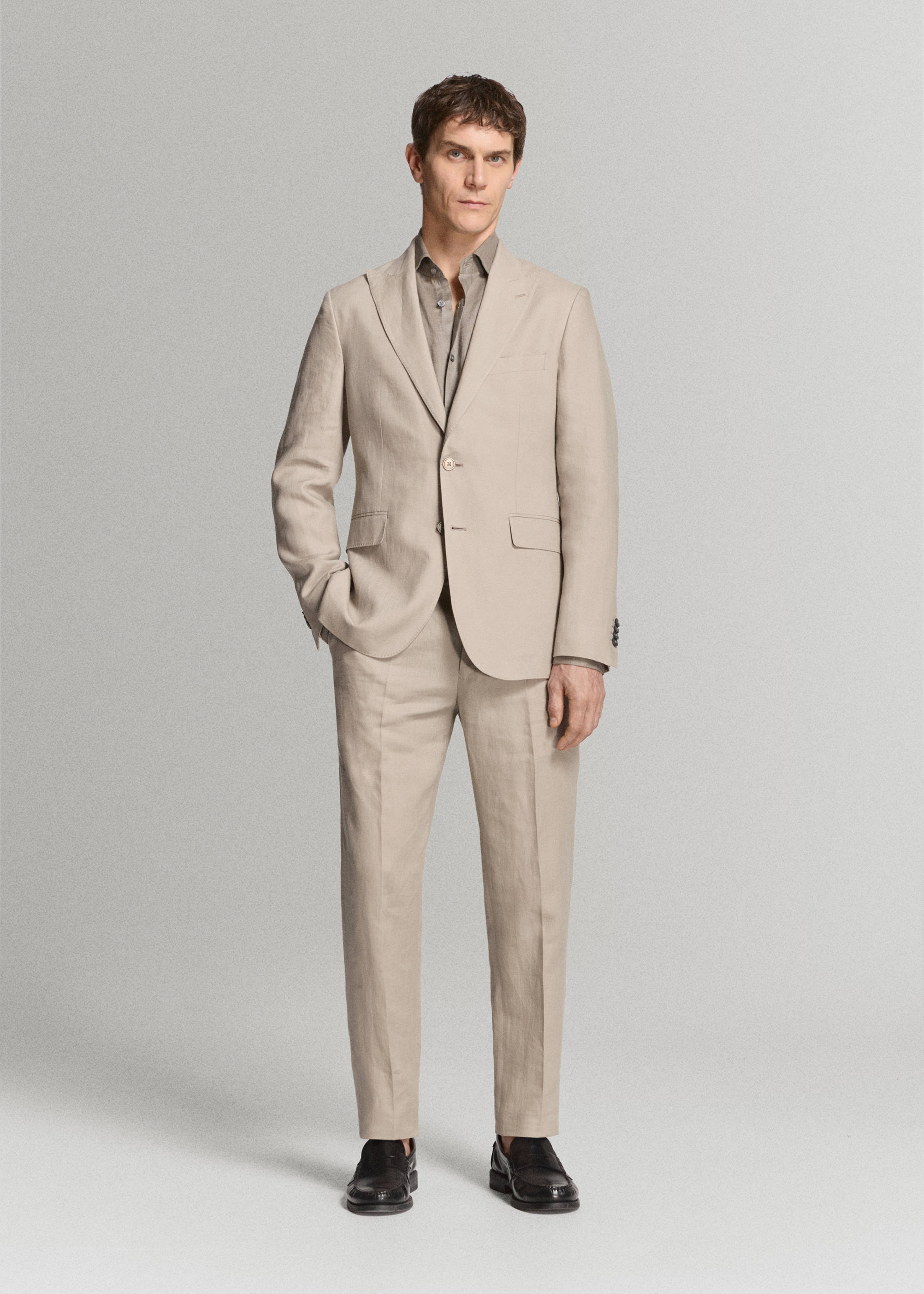 Костюмный пиджак Amalfi slim fit 100% лен - Общий план