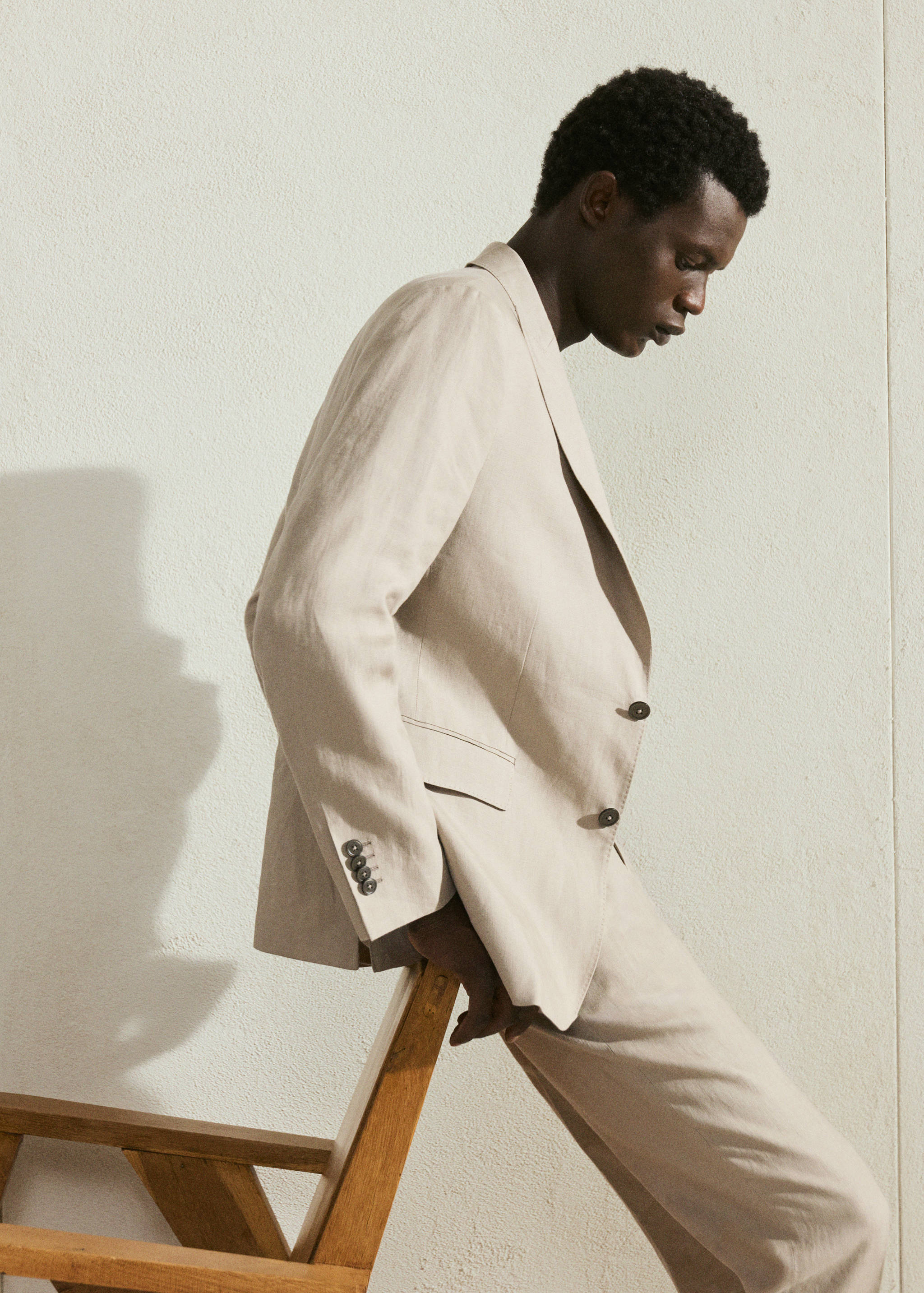 Veste costume Amalfi 100 % lin slim-fit - Détail de l'article 5