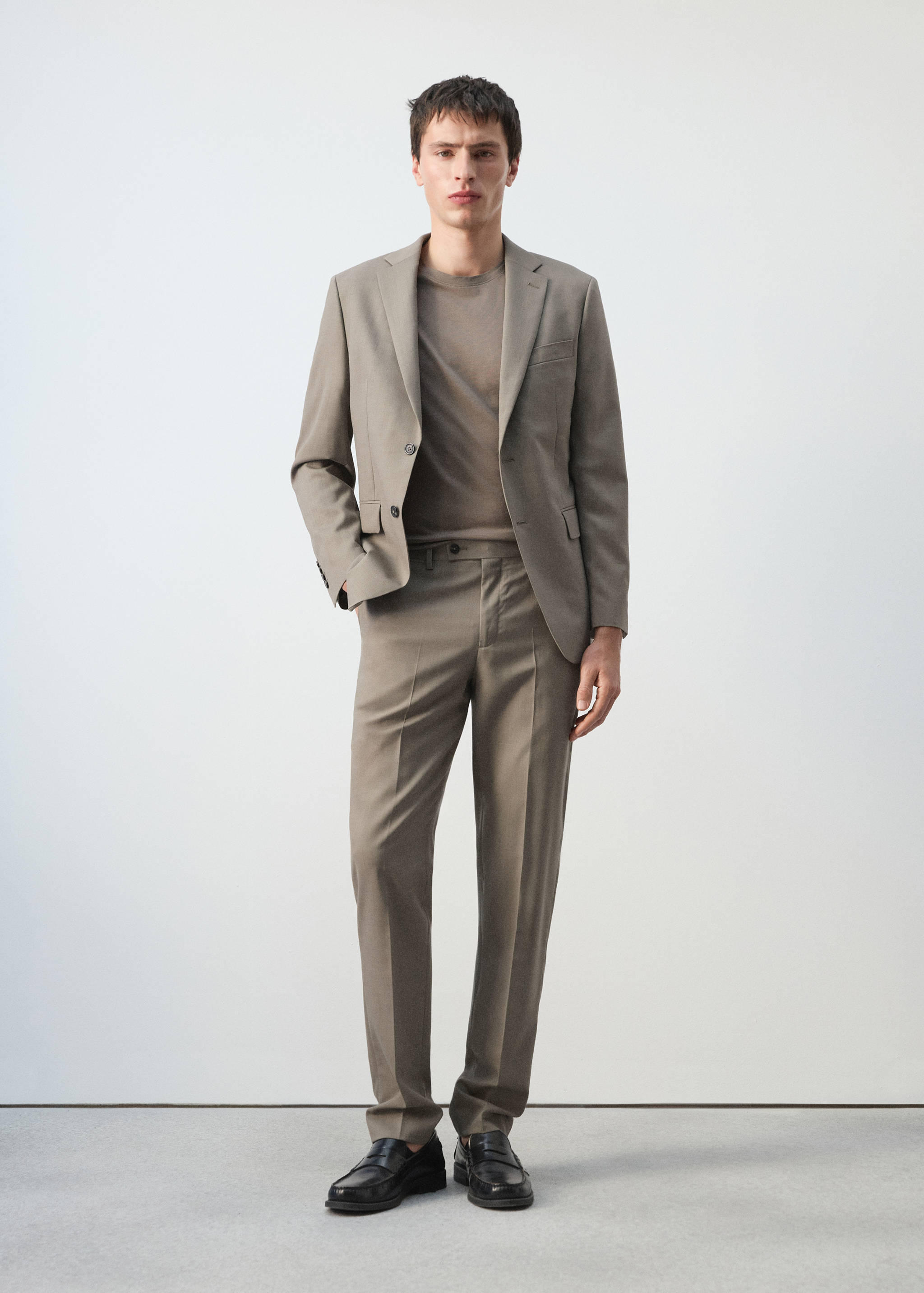 Pantalon costume Turín 100 % laine - Plan général