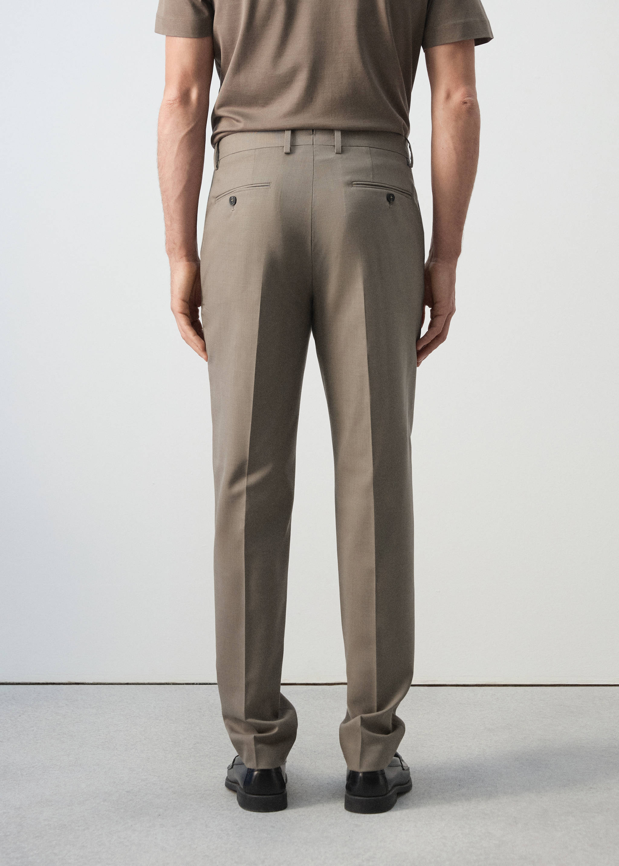 Pantalon costume Turín 100 % laine - Verso de l’article