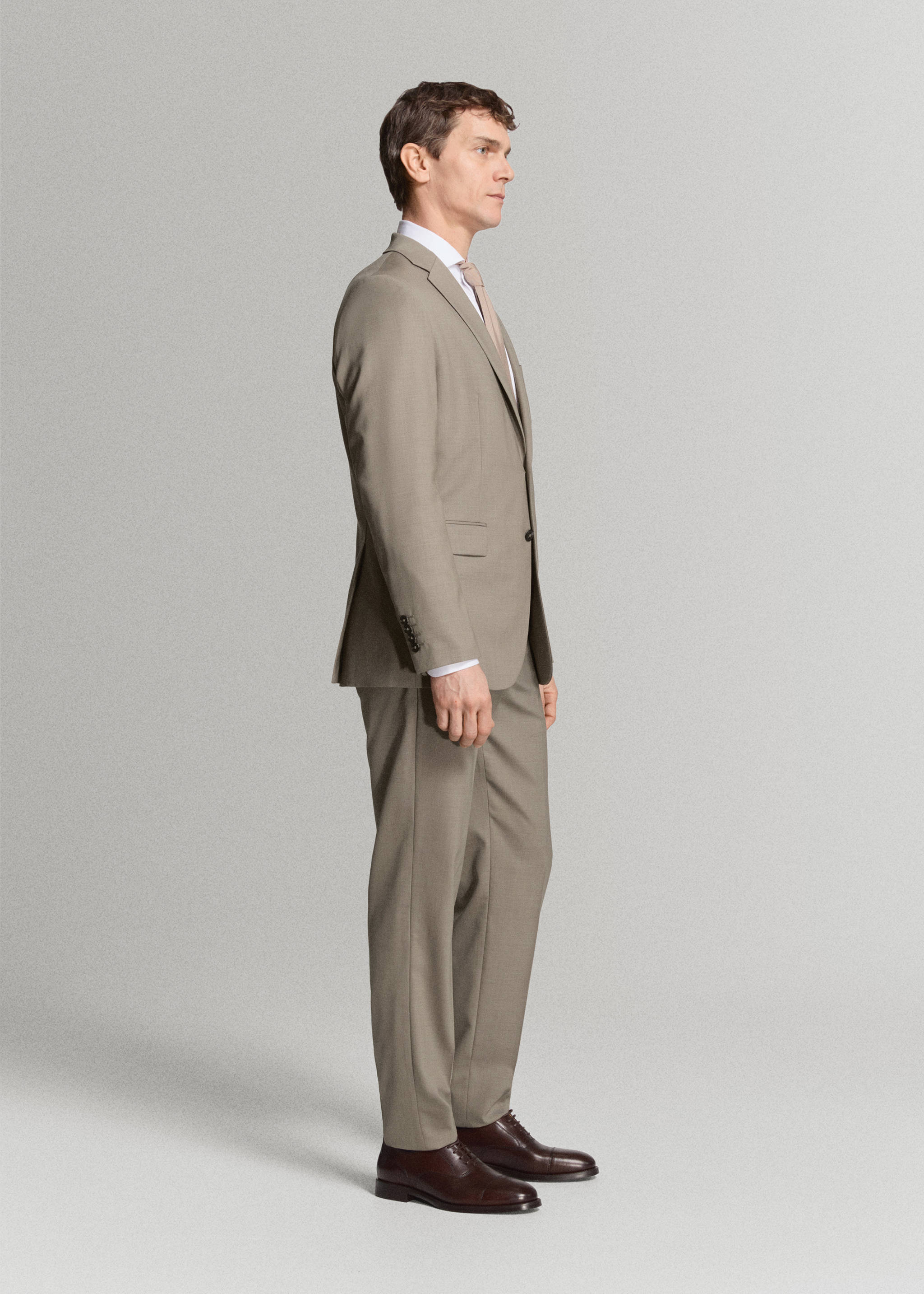 都灵100%羊毛西装裤 - null