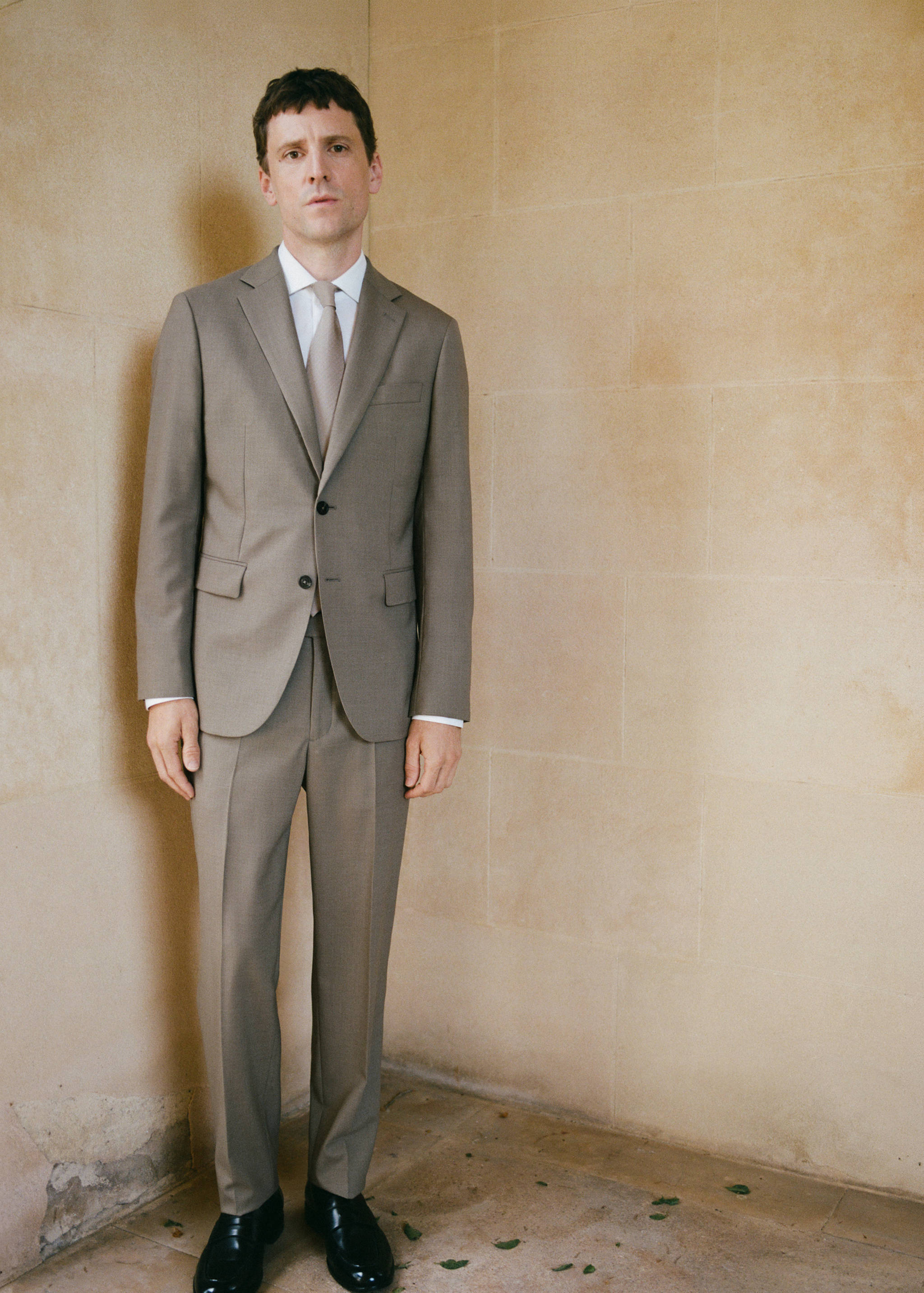 都灵100%羊毛西装裤 - null