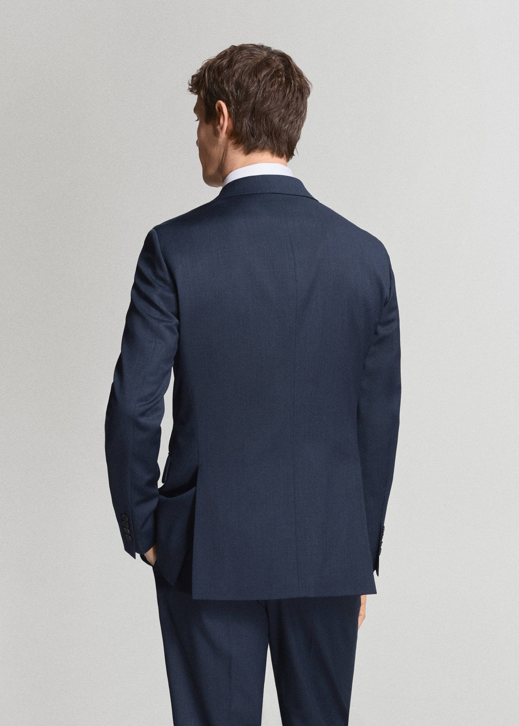 Americana traje Turín 100% lana - Reverso del artículo