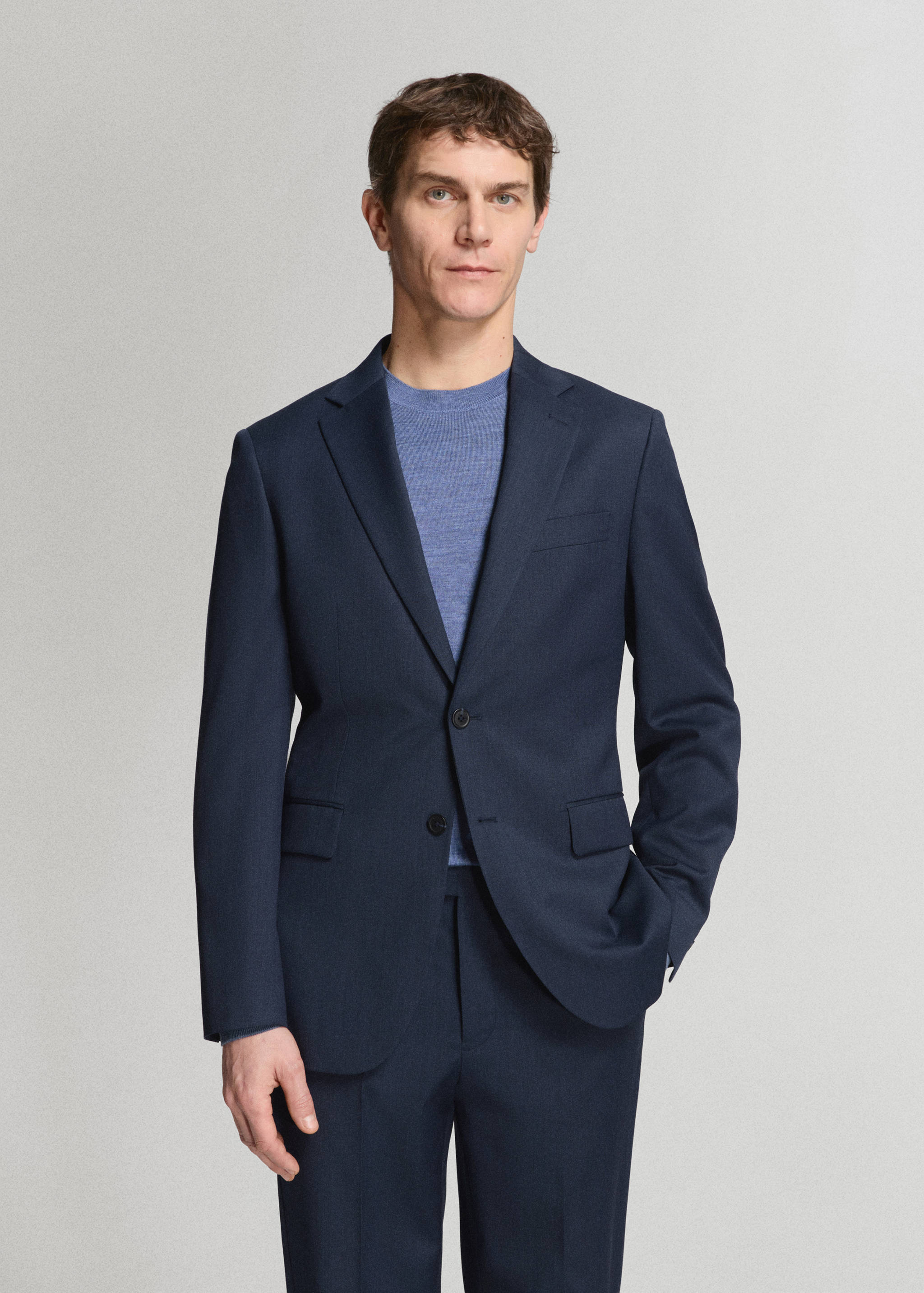 Turin 100% wool suit jacket - Medium plane