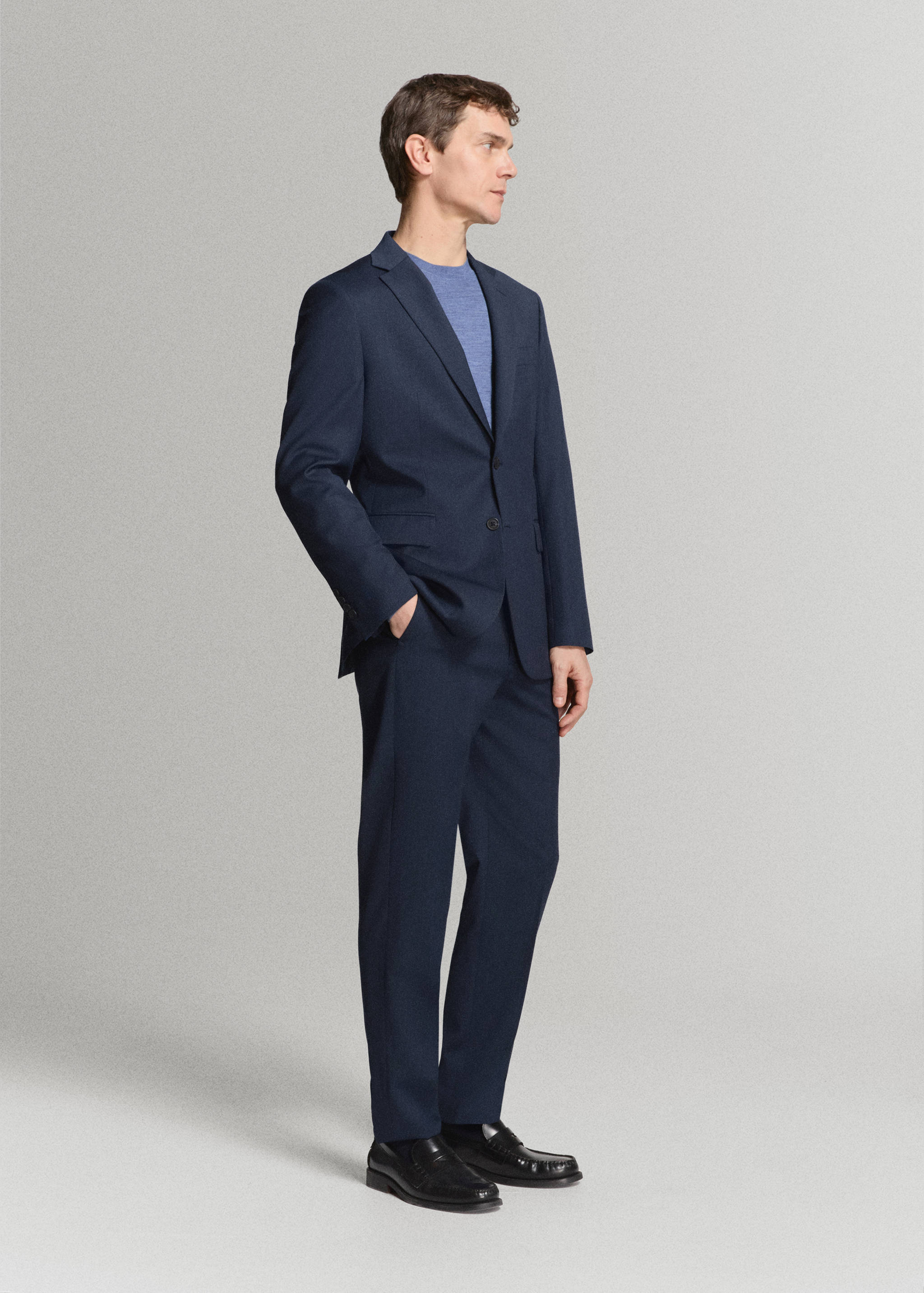 Turin 100% wool suit jacket - Details of the article 4