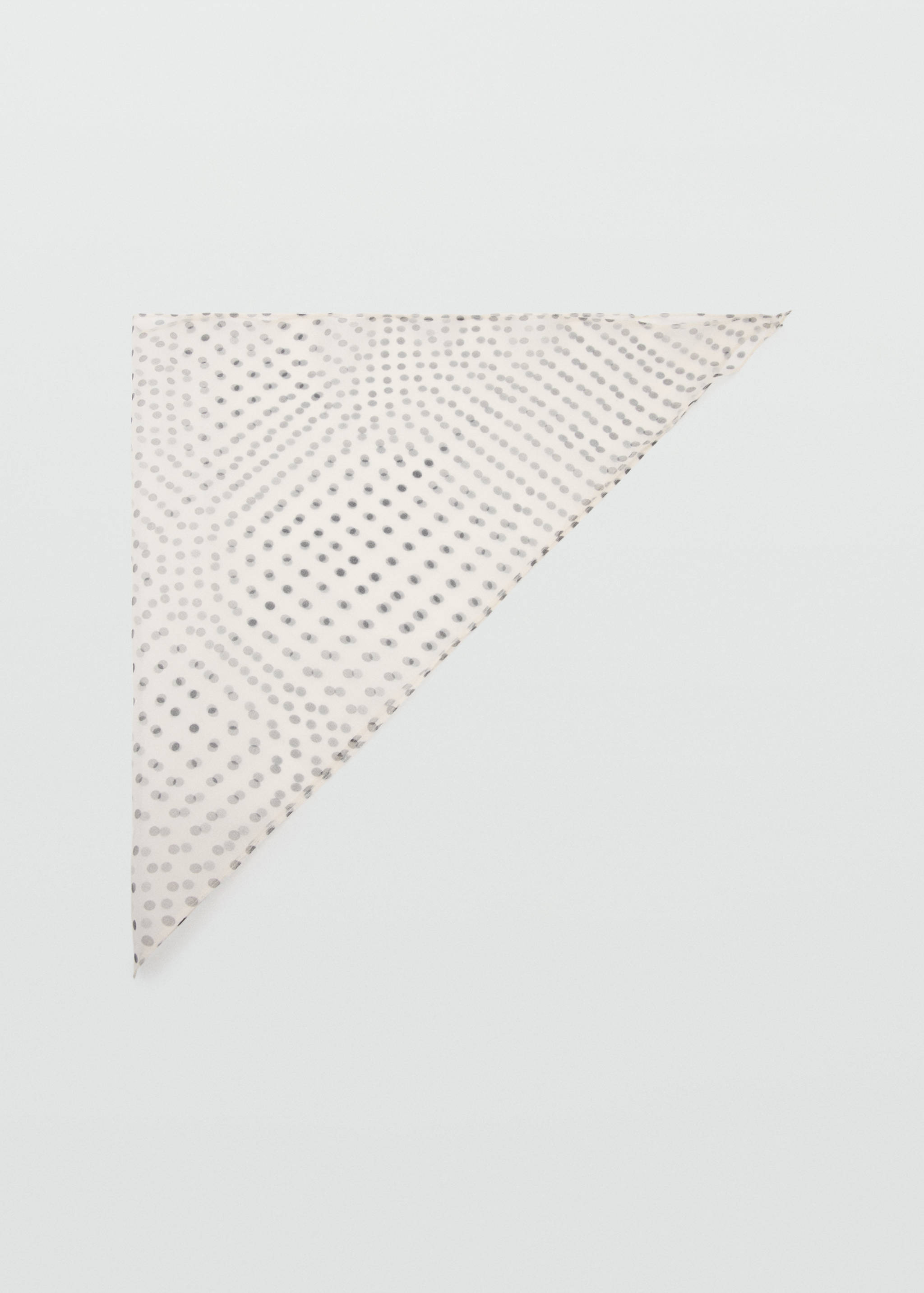 Polka-dot printed scarf - Article without model