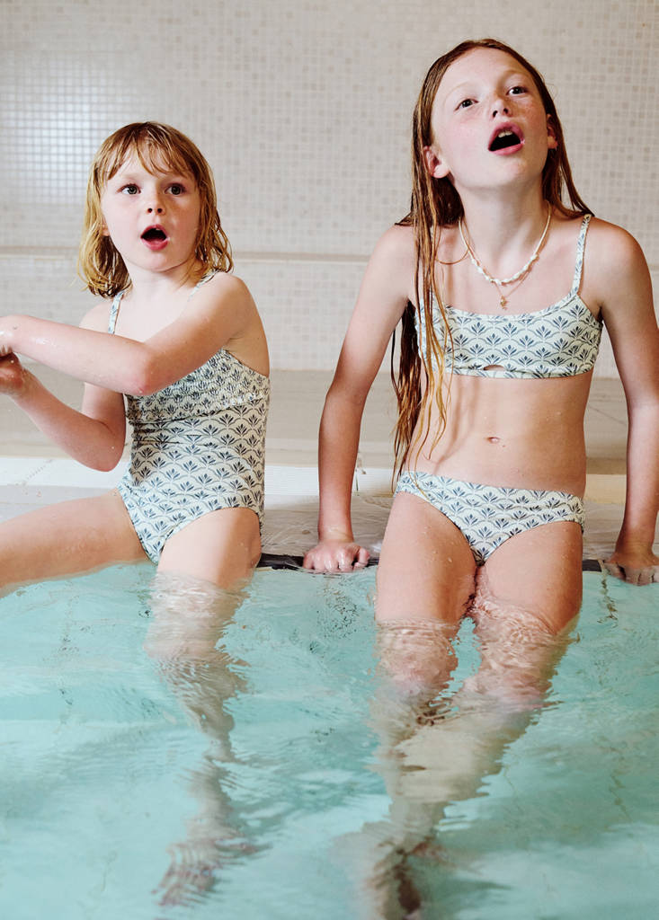 Printed bikini — Aqua Green