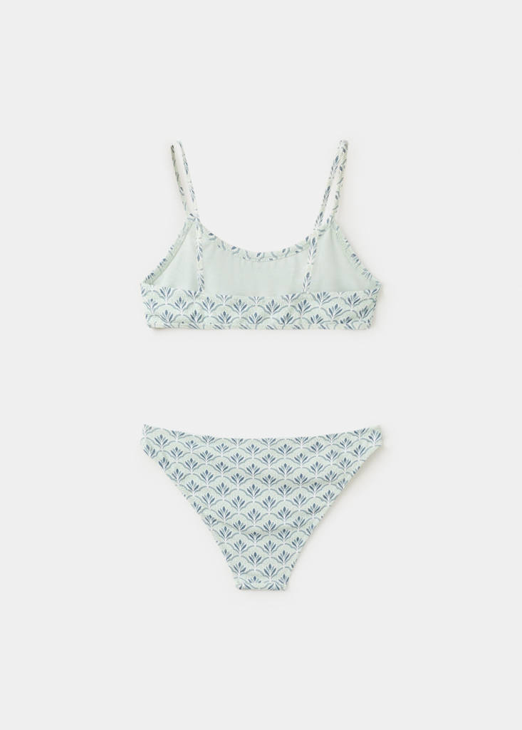 Printed bikini — Aqua Green