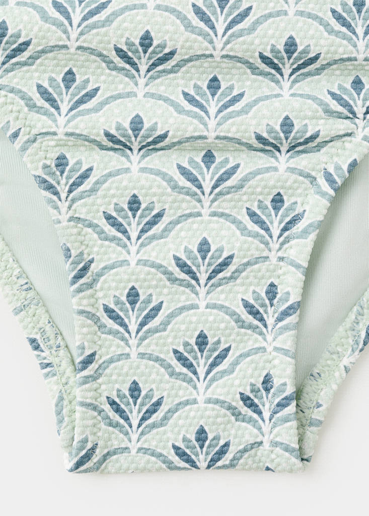 Printed bikini — Aqua Green