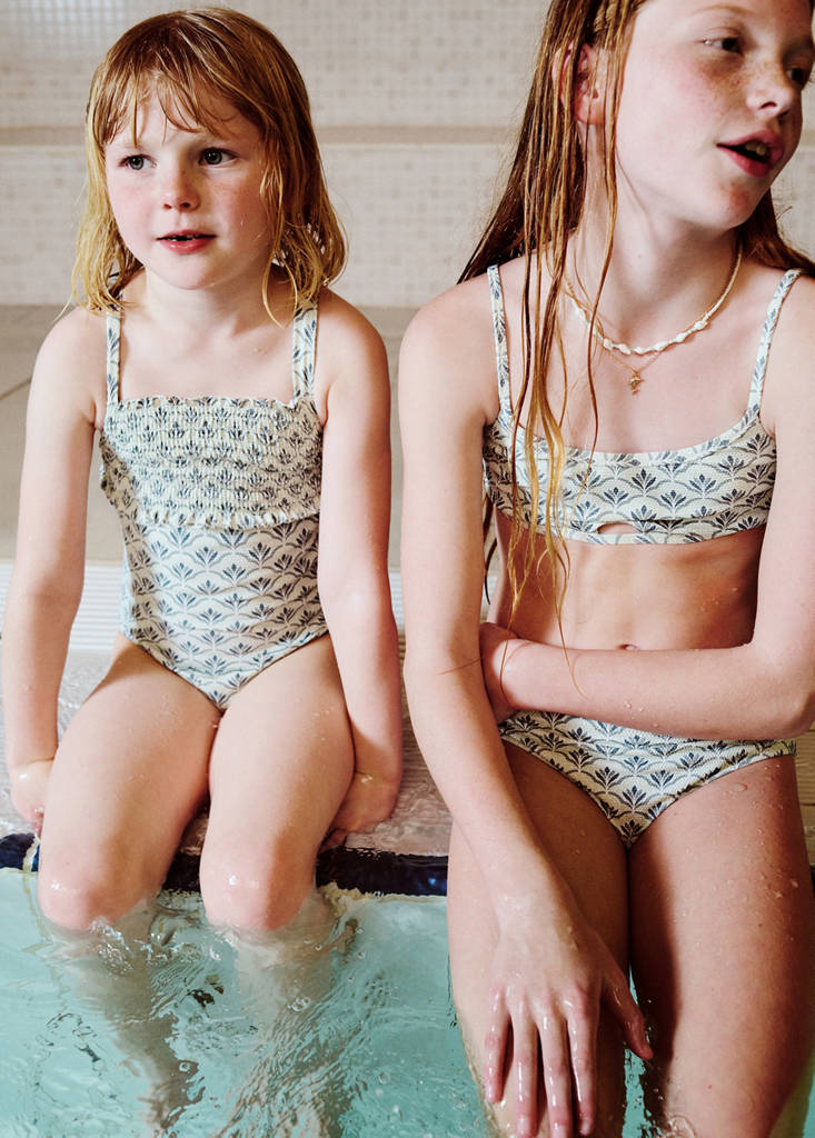Printed bikini — Aqua Green