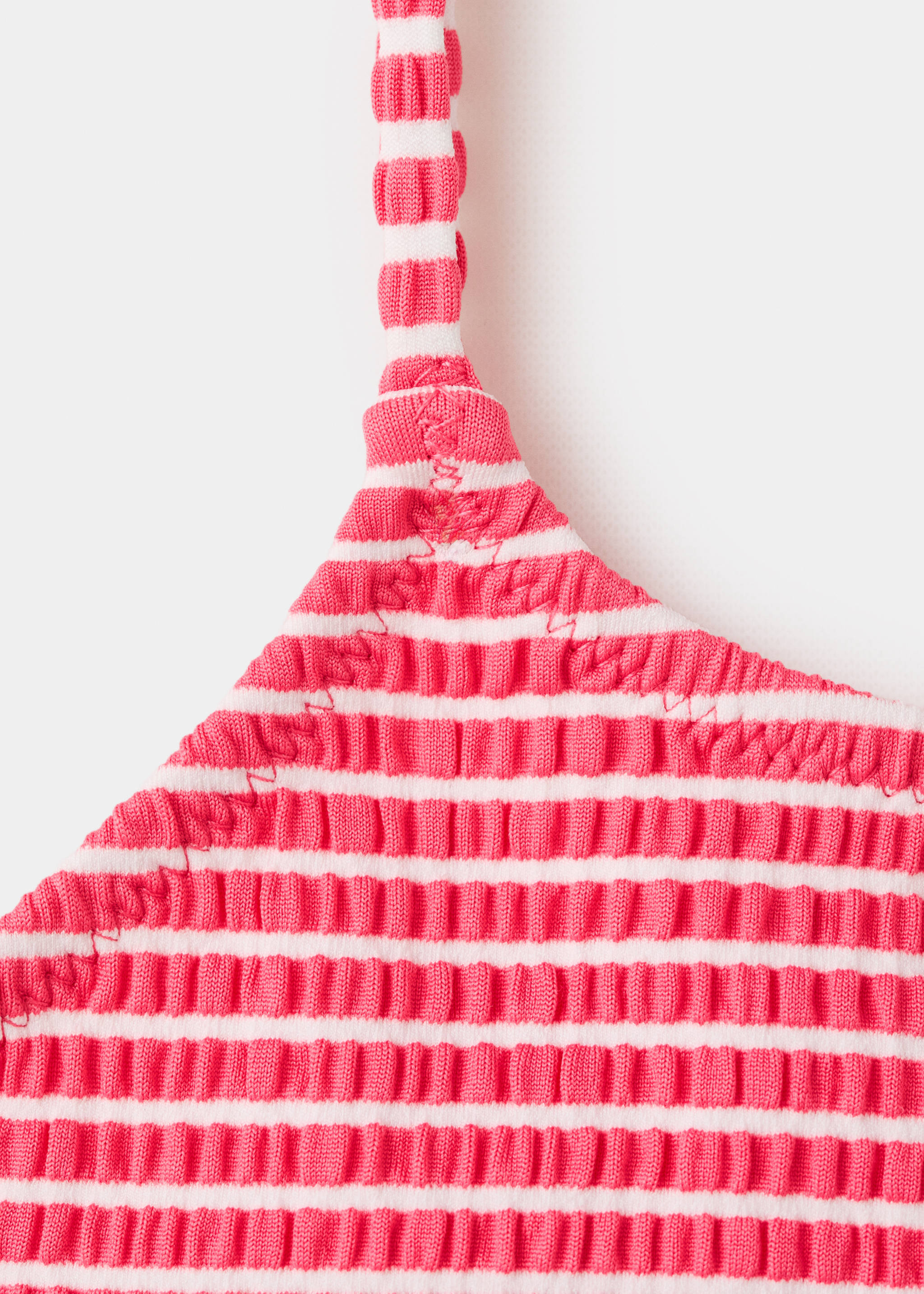 Striped textured bikini - Details of the article 8