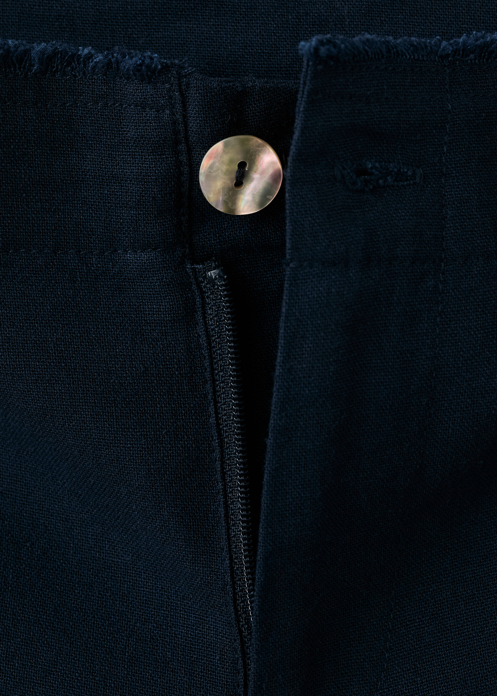 Linnen broek met gerafelde tailleband - Detail van het artikel 8