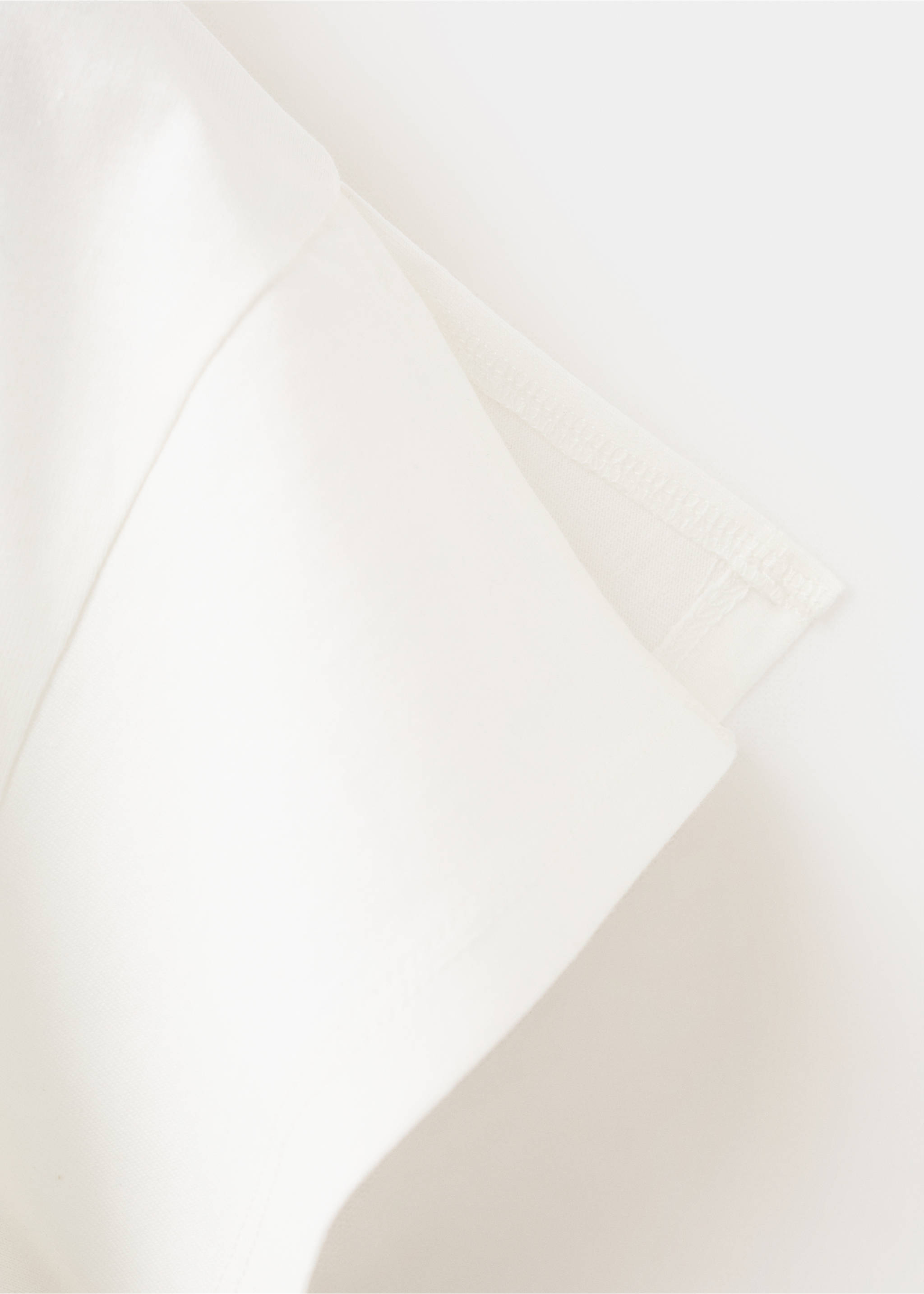 Tricou din bumbac cu broderie palmier - Detaliu al articolului 0, Alb-murdar. Ref: 27025962-00.