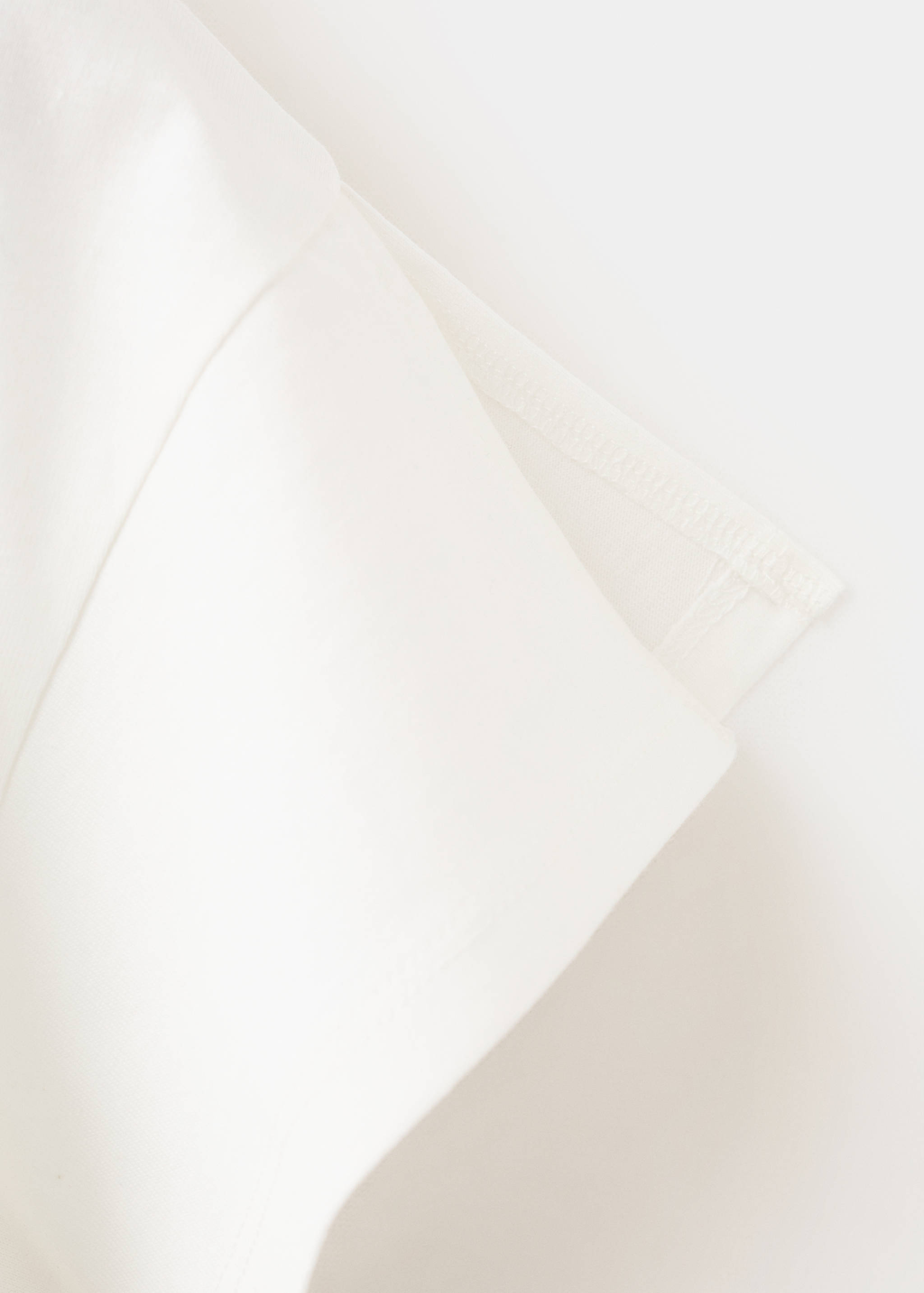 Cotton T-shirt with embroidered palm tree - Details of the article 0