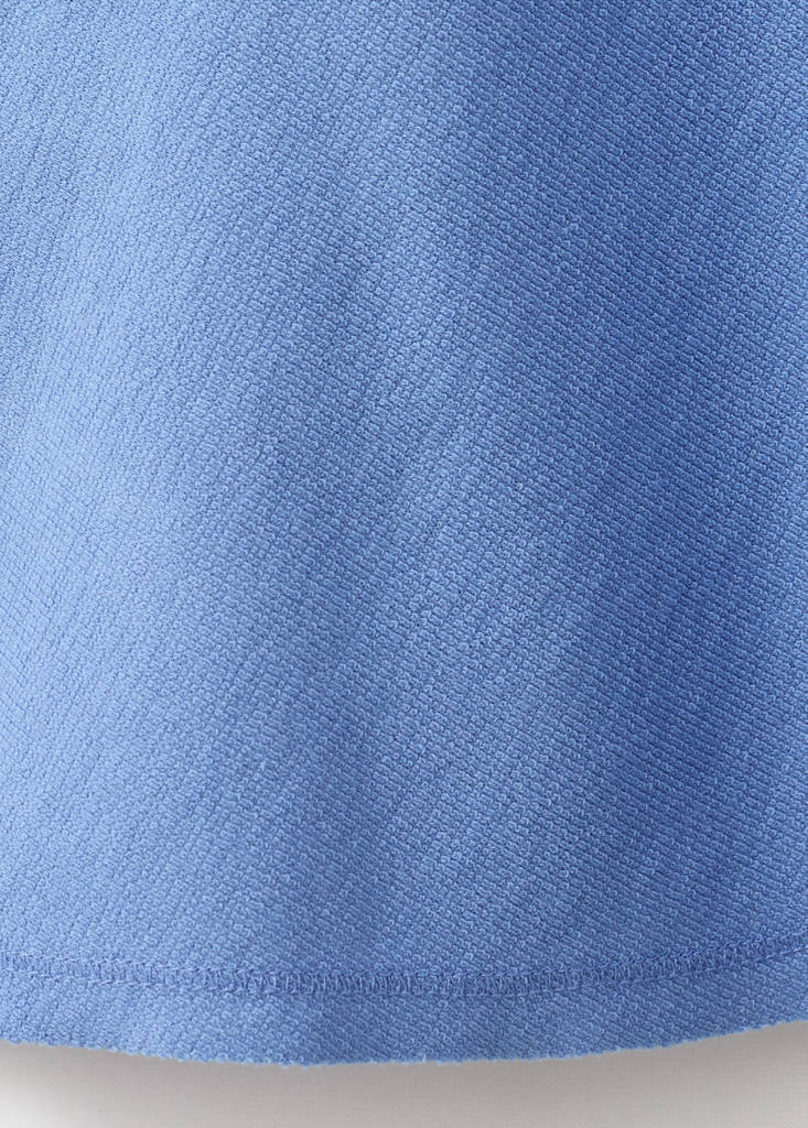 Short halter-neck dress — Blue