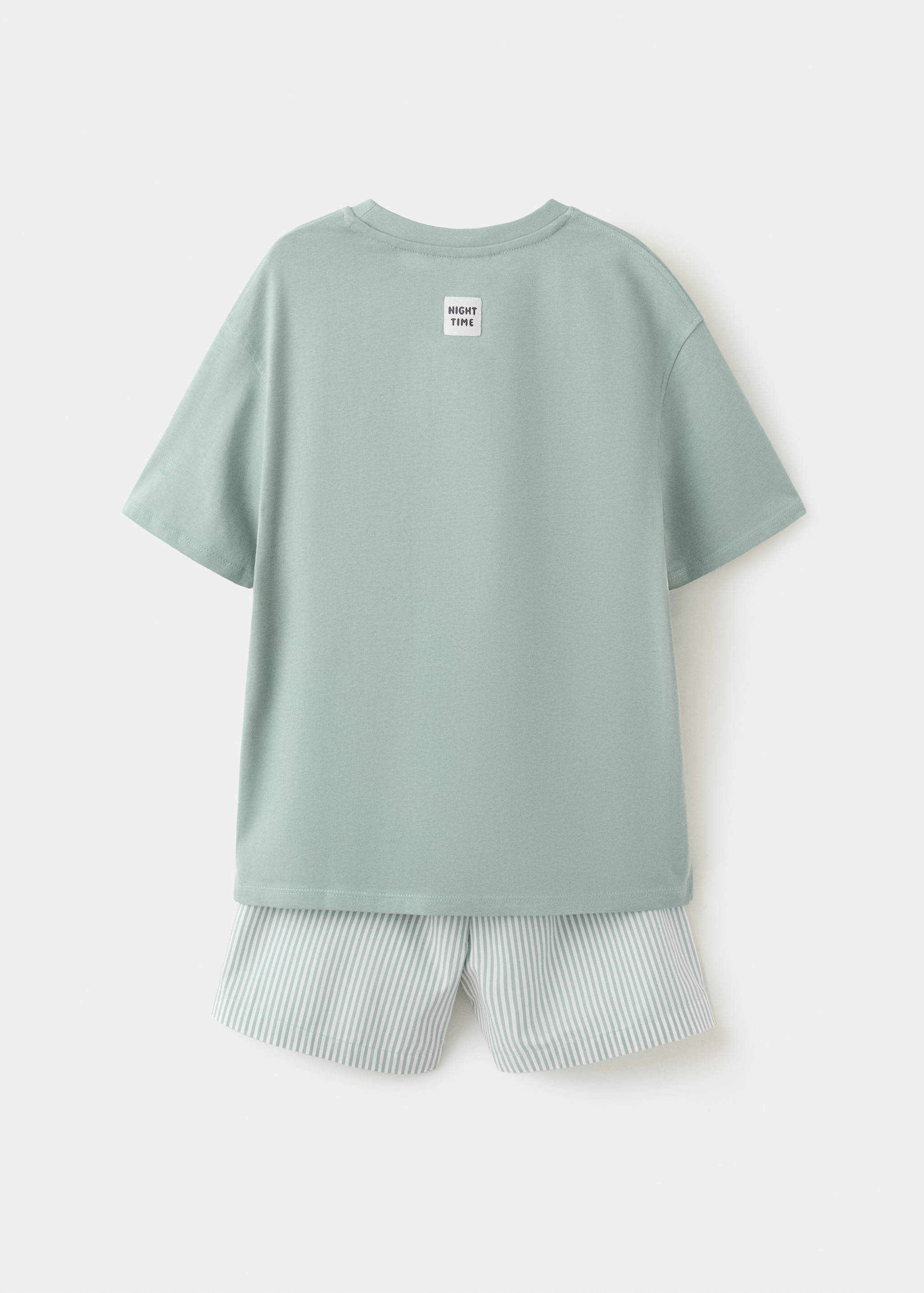 بيجاما قصيرة متناسقة - الجهة الخلفية للمنتج