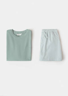 Short pyjama set — Green 5