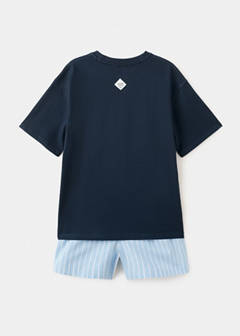 Short pyjama set — Navy 3