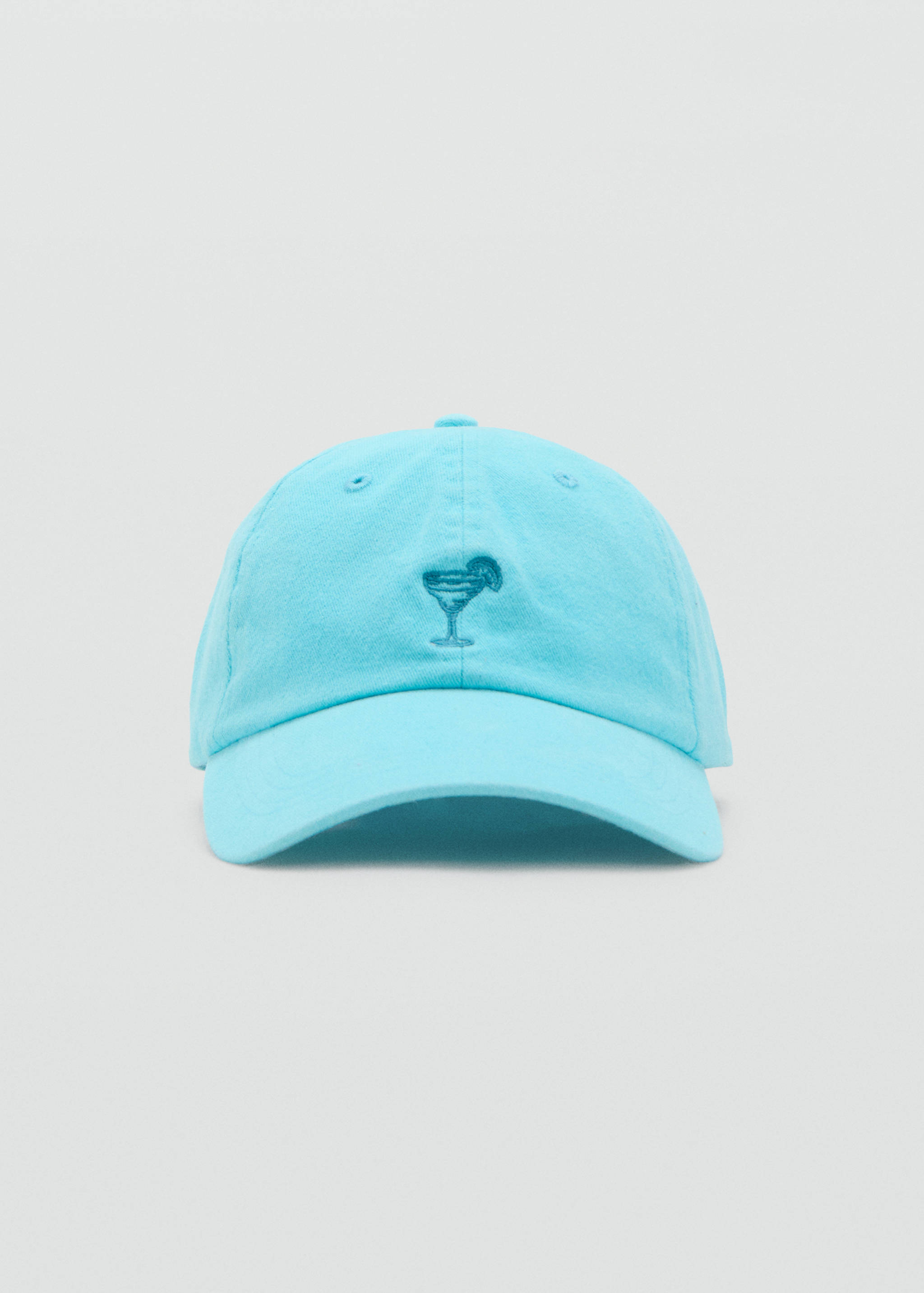 Embroidered detail cap - Medium plane
