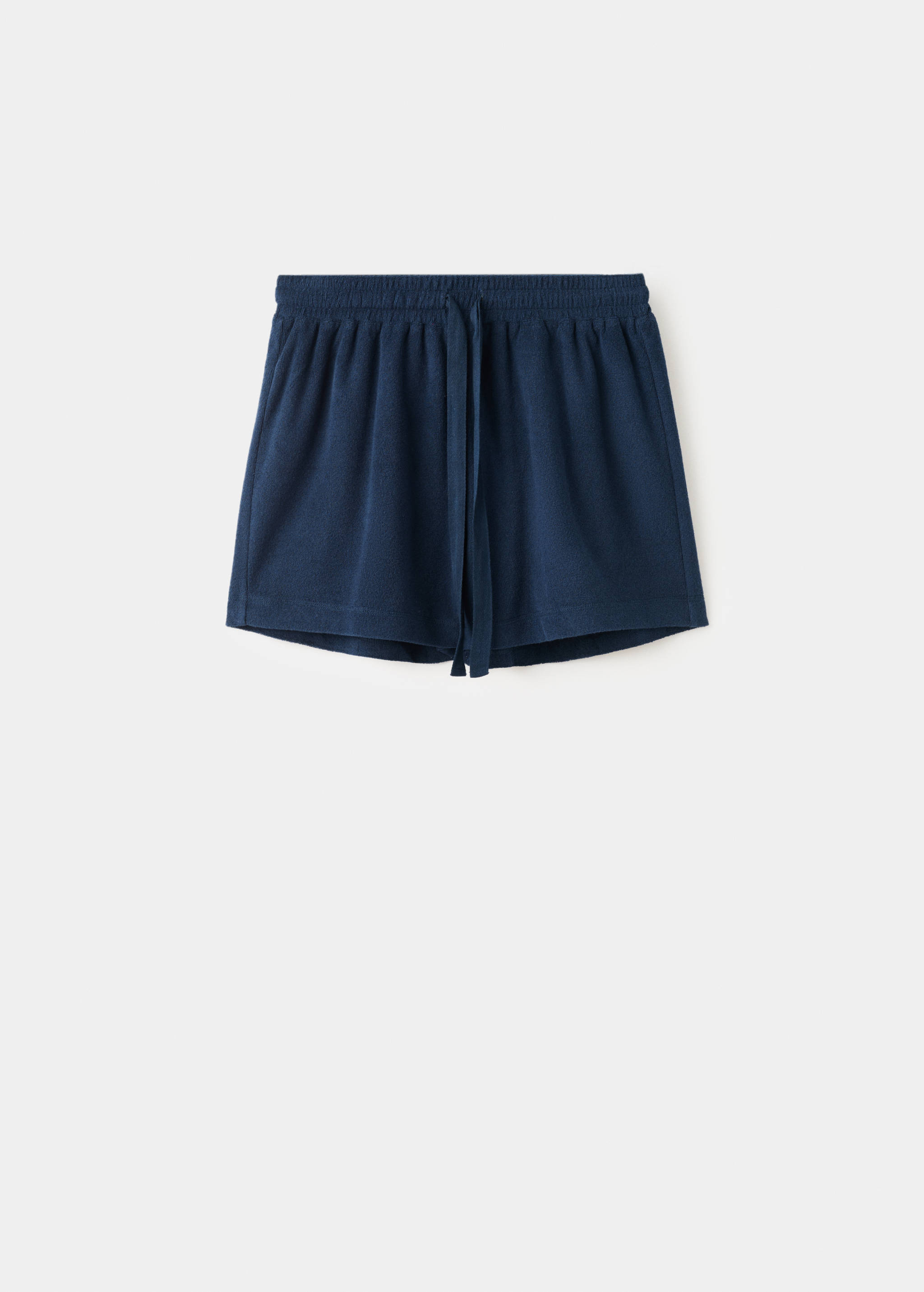 Terry cotton shorts - Article without model