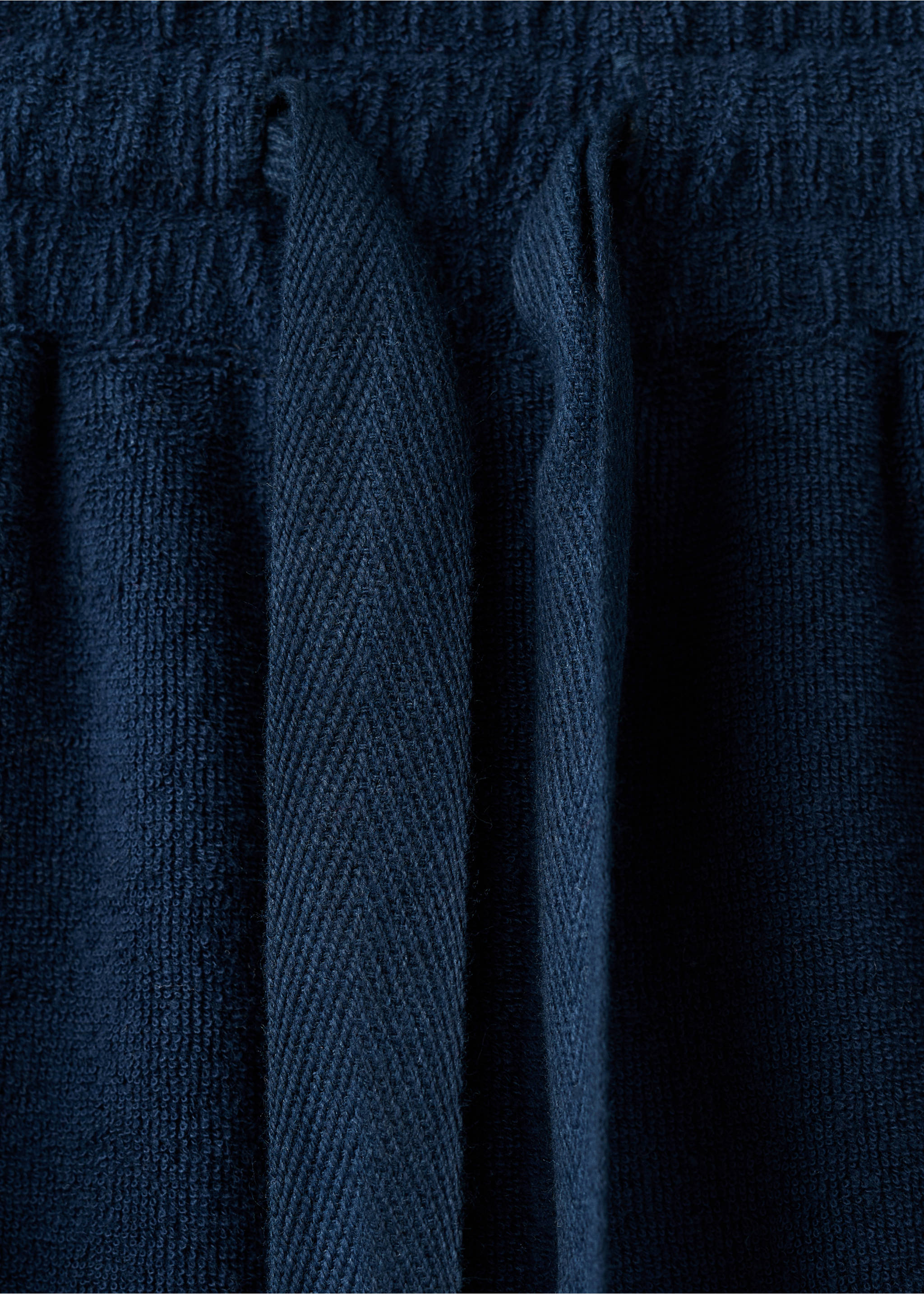 Terry cotton shorts - Details of the article 8, Blue. Ref: 27025972-00.