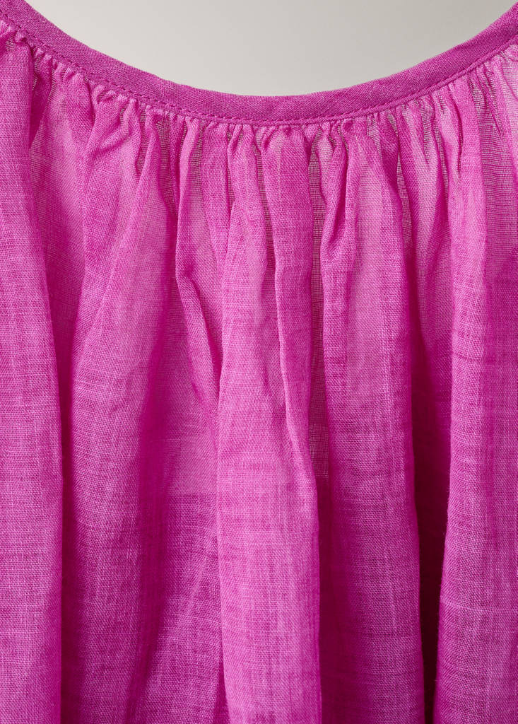 100% ramie nightdress with an overdyed effect - thumbnail 7