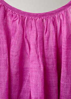 100% ramie nightdress with an overdyed effect — Fuchsia 8