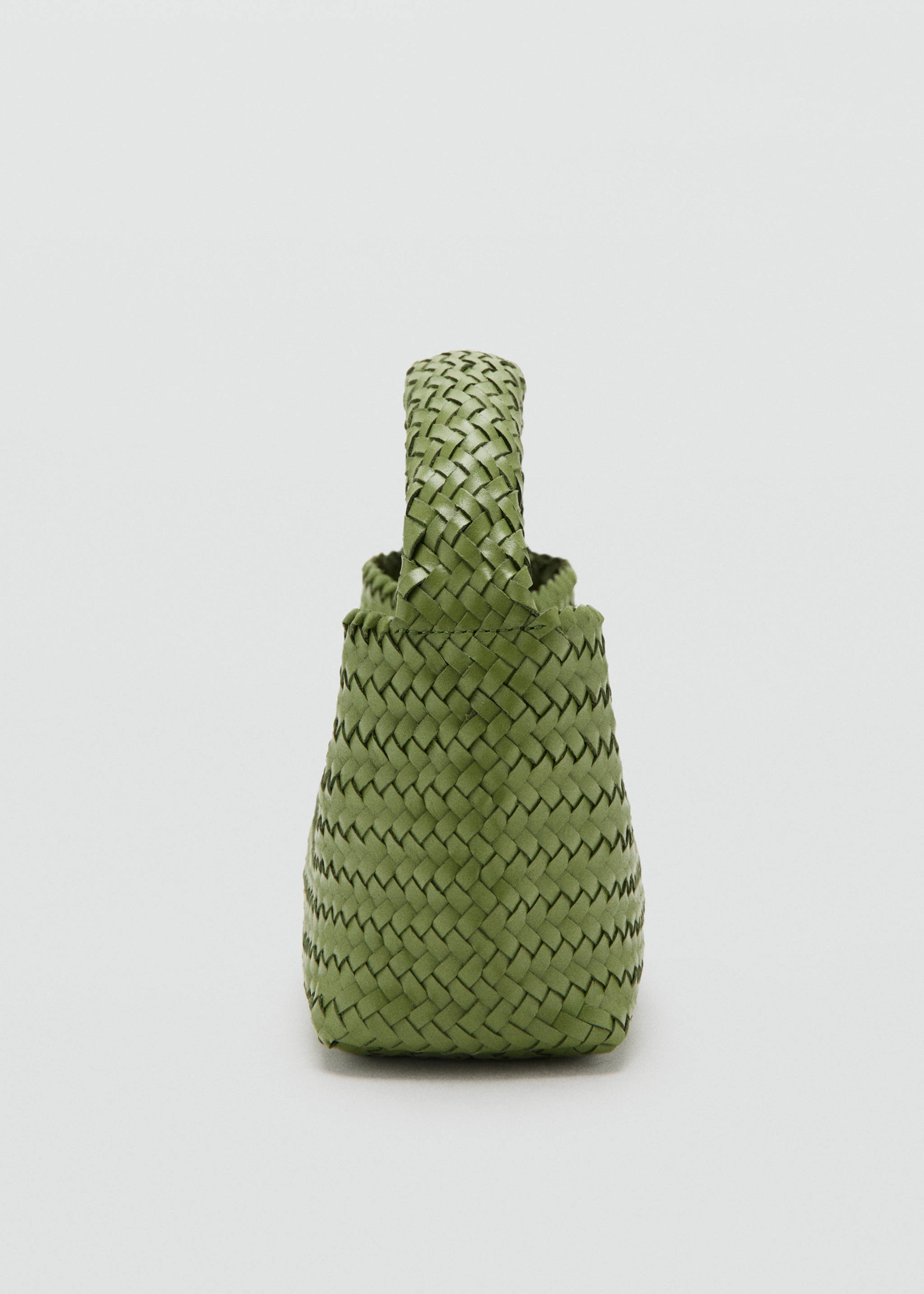 Braided leather handbag - Details of the article 1