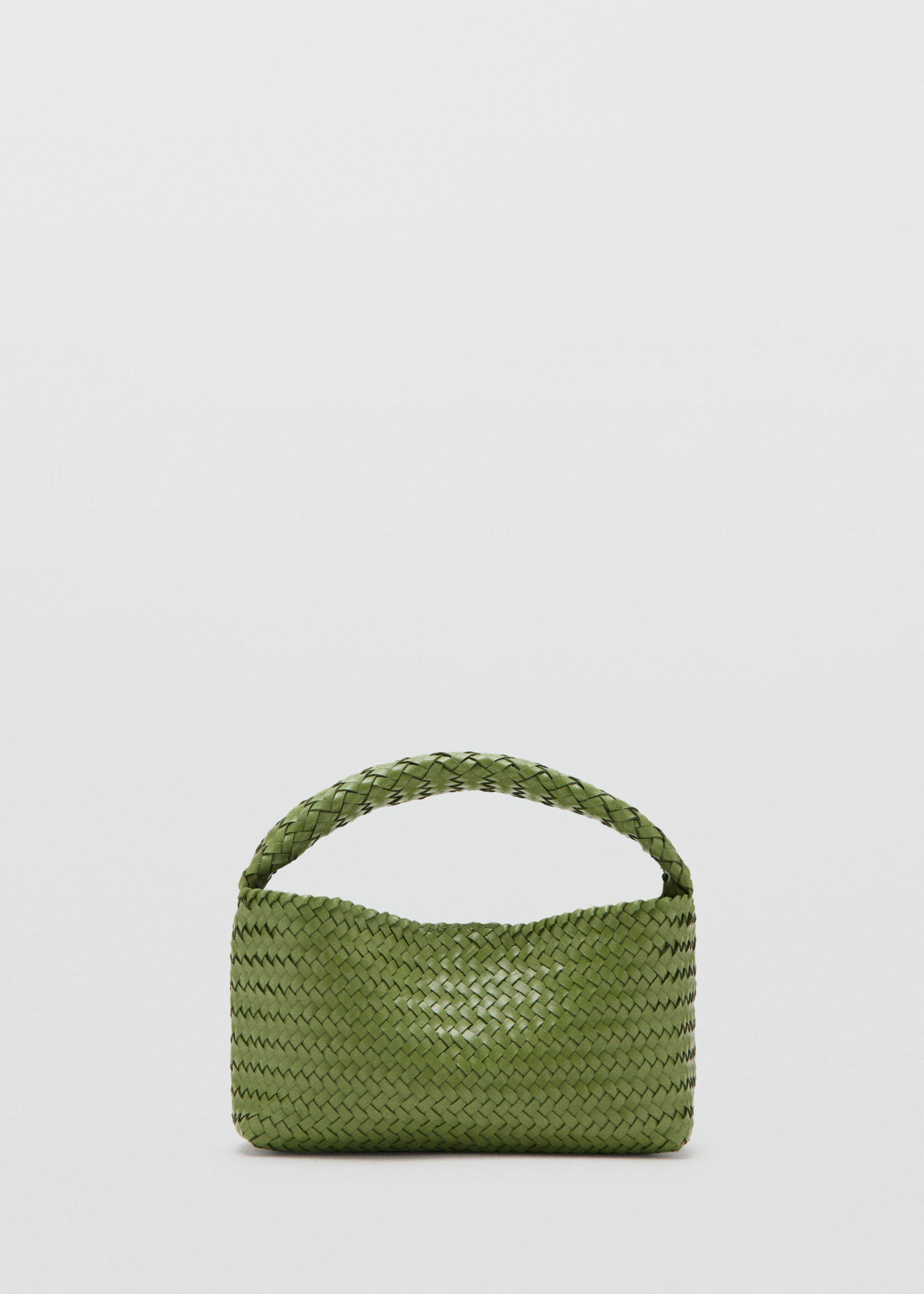 Braided leather handbag - Article without model
