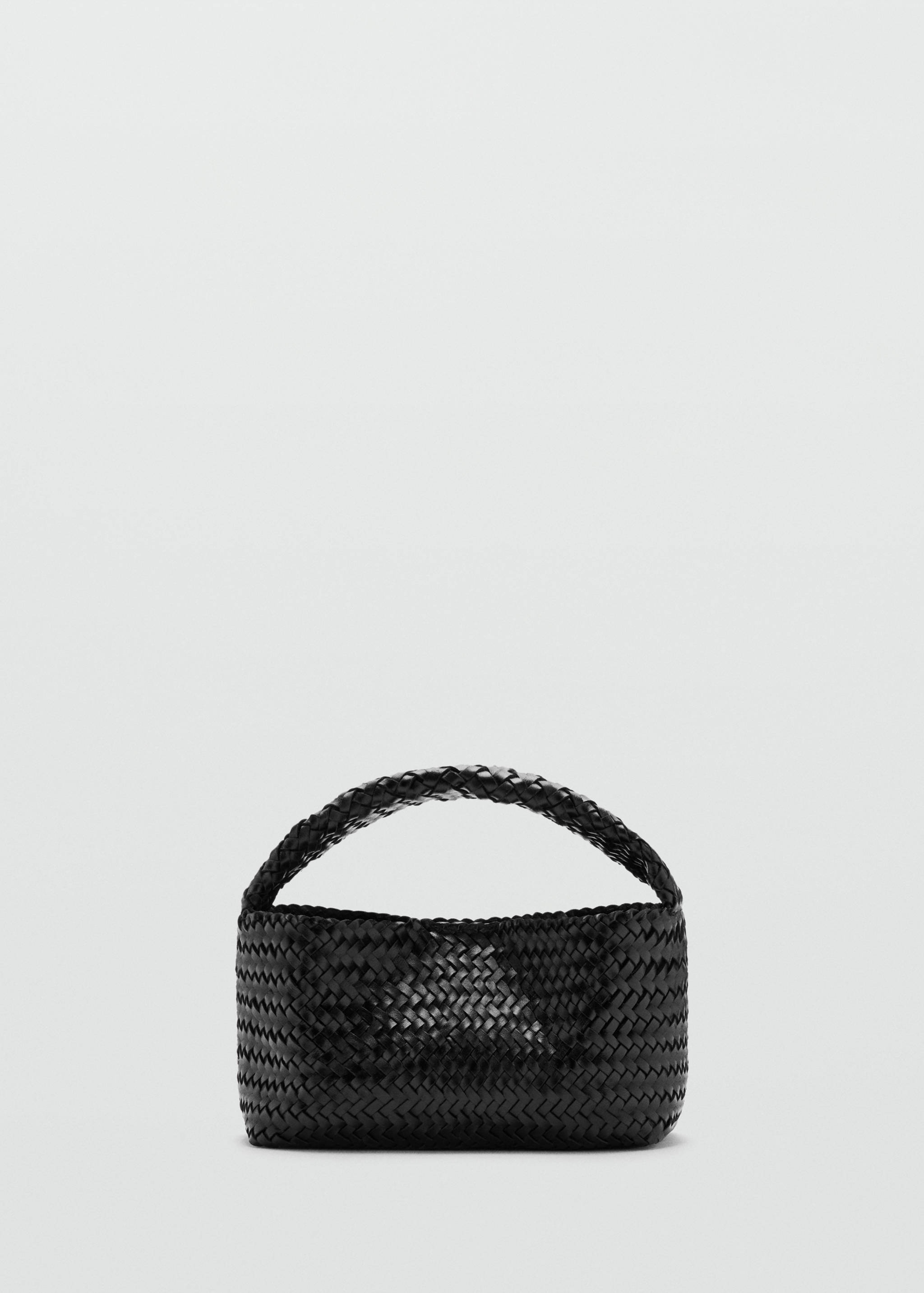 Braided leather handbag - Article without model