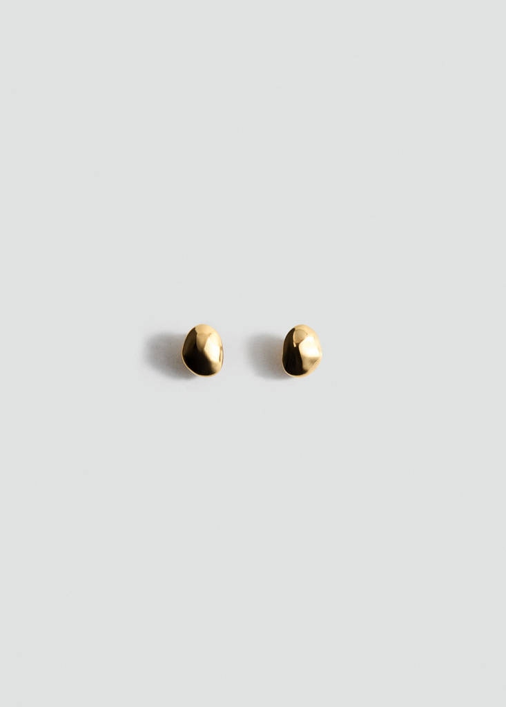 Pendientes redondos relieve acero inoxidable