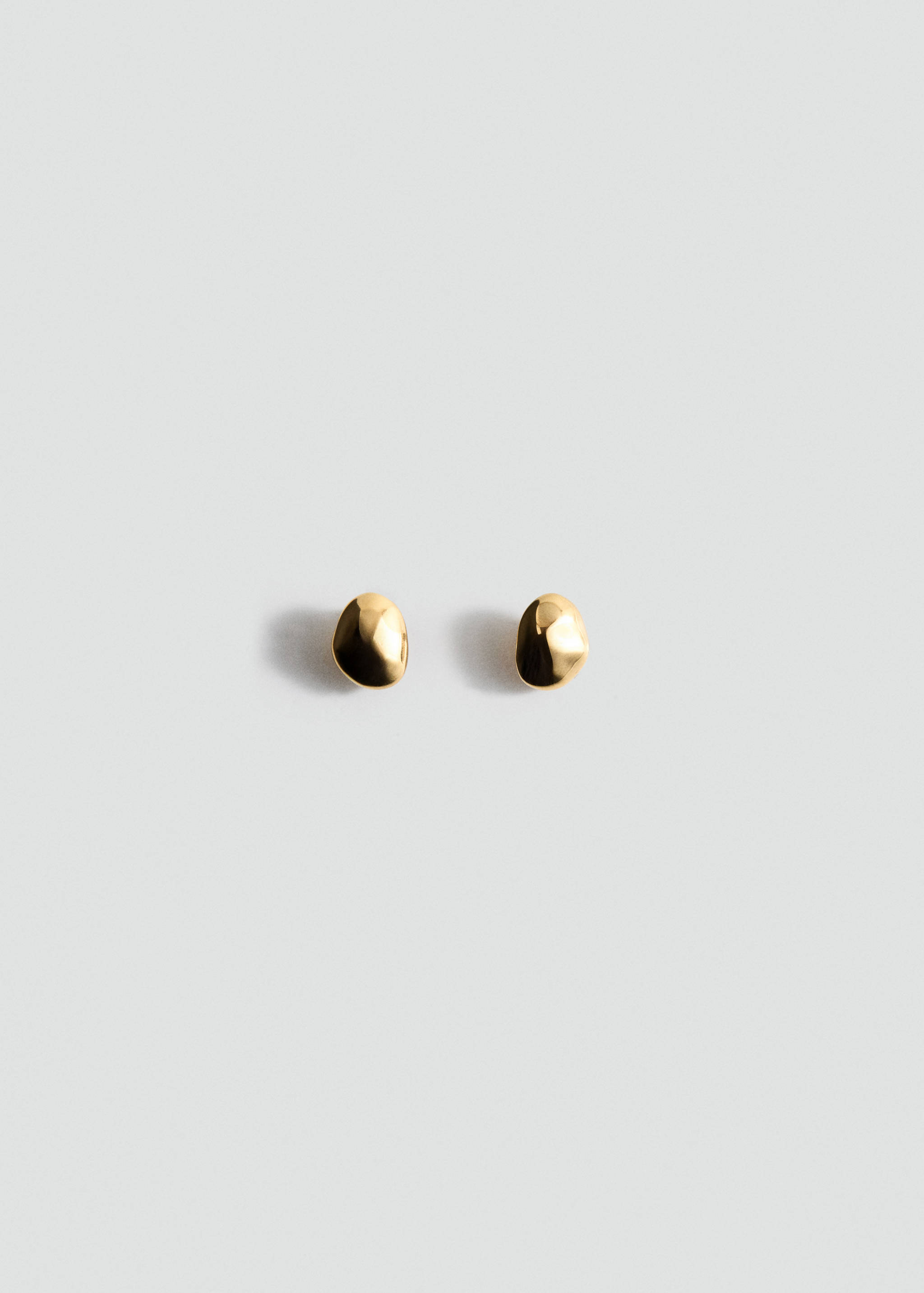 Boucles d’oreilles rondes texturées en acier inoxydable - Article sans modèle