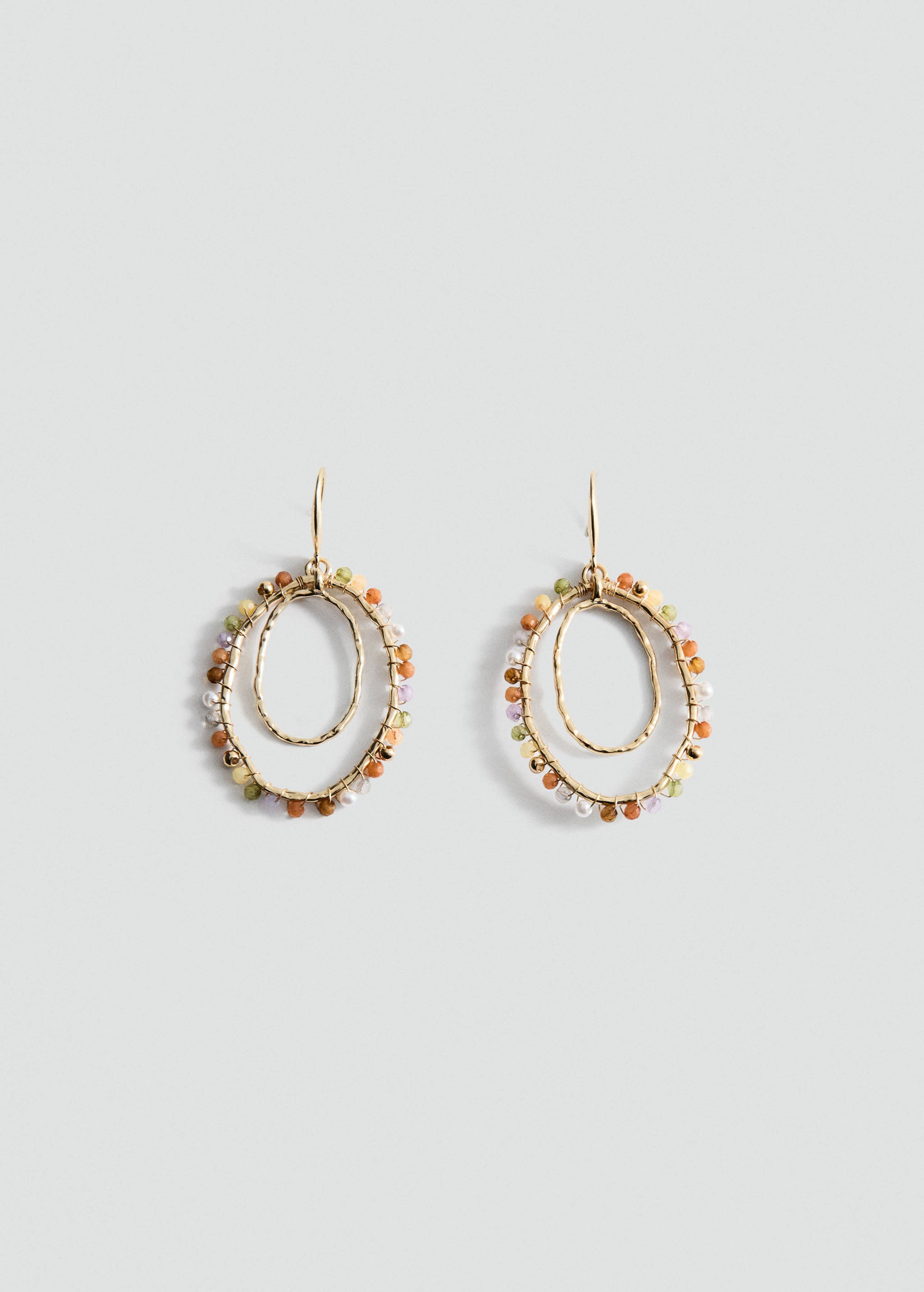 Bead hoop earrings - Article without model