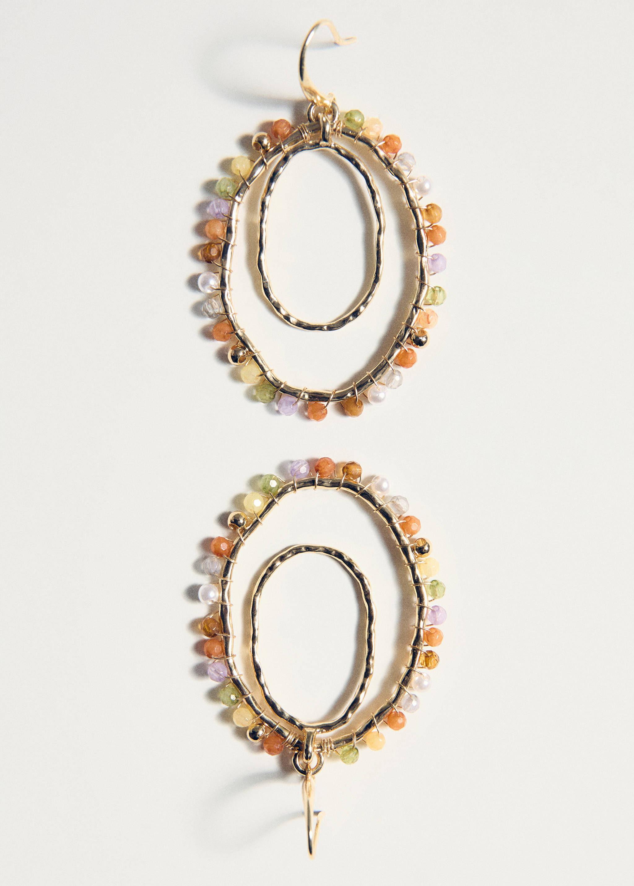 Bead hoop earrings - Details of the article 5